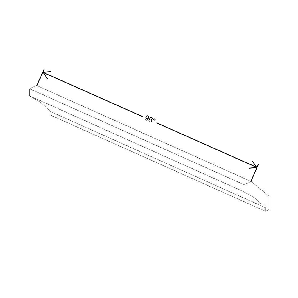 Cubitac Imperial Montclair Sapphire 96"W Shaker Crown Molding