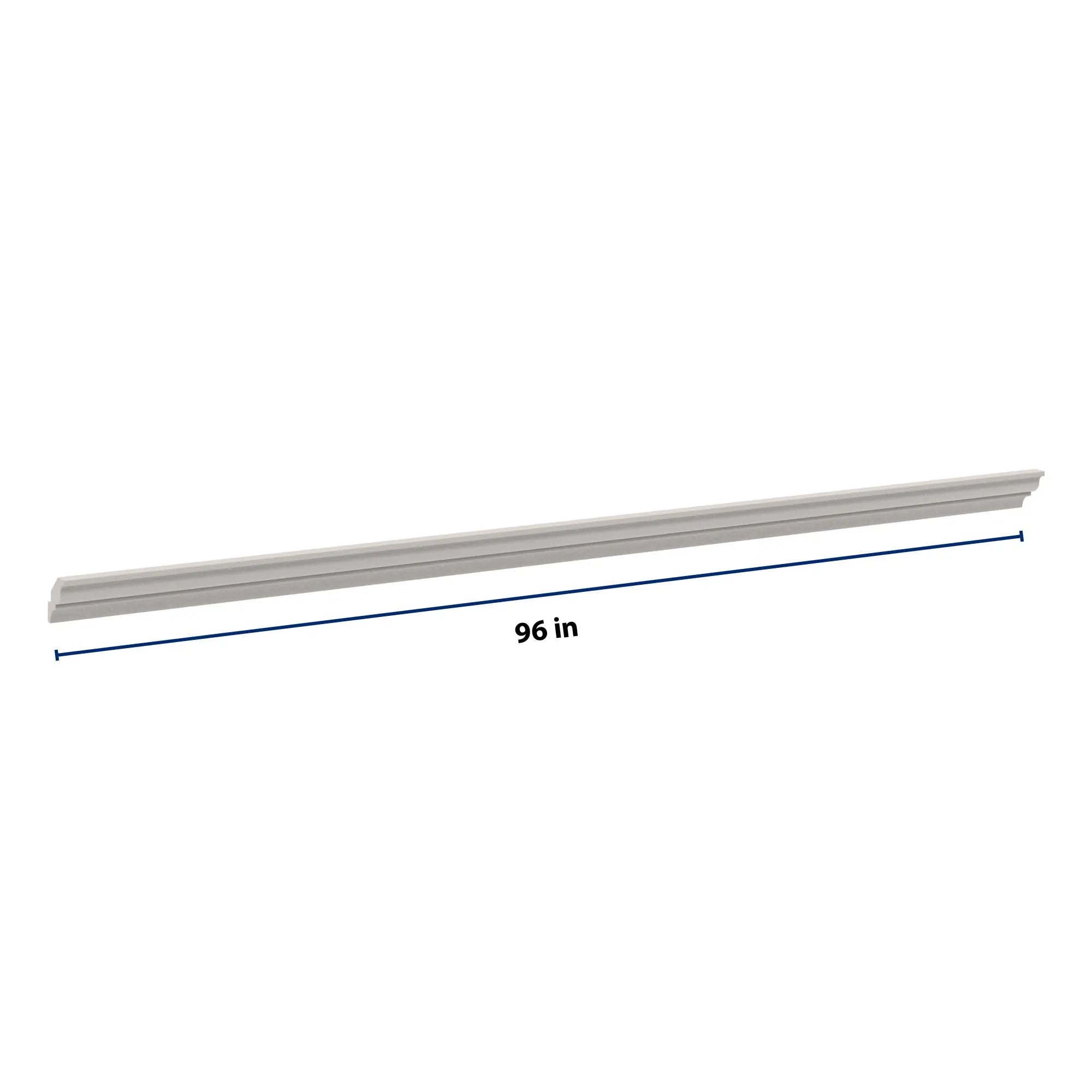cnc luxor 5 piece misty grey 96 w x 2 h x 2 d crown molding