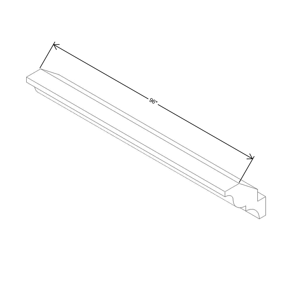 CNC Luxor Harvest 96" W X 2" H X 2" D Crown Molding