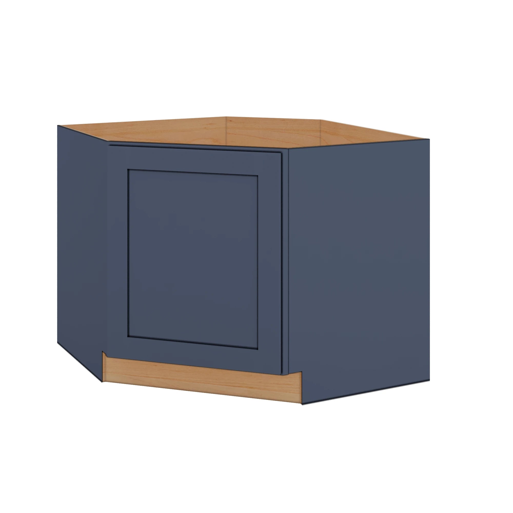 Modernform Cabinet Signature Blue 42" W X 34 1/2" H X 24" D Diagonal Corner Sink Base Cabinet