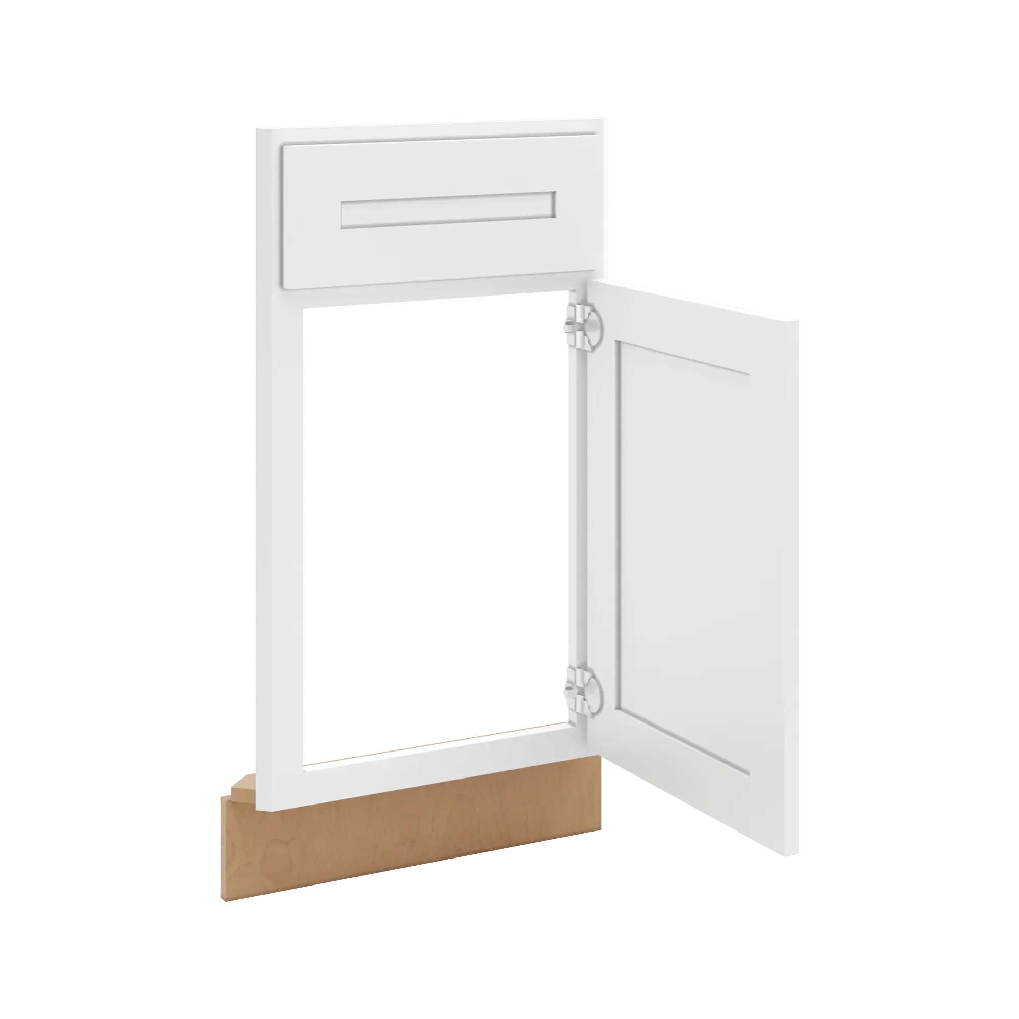 cnc luxor 5 piece white 36 w diagonal corner sink front