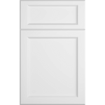 Cubitac Basic Ridgefield Latte Recessed Panel White Door Sample