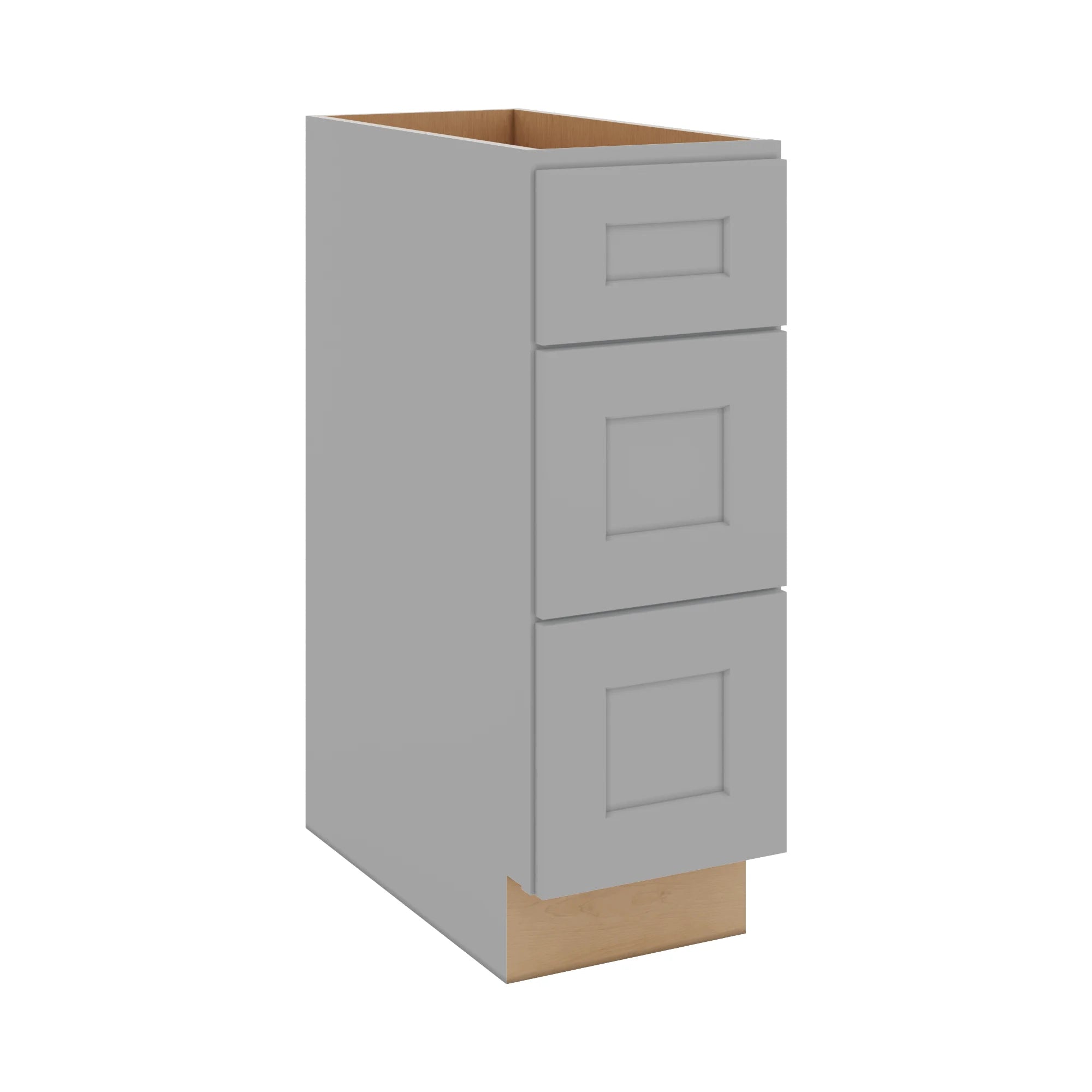 J&K Castle Grey S5 Base w/3 Drawers - 12" W