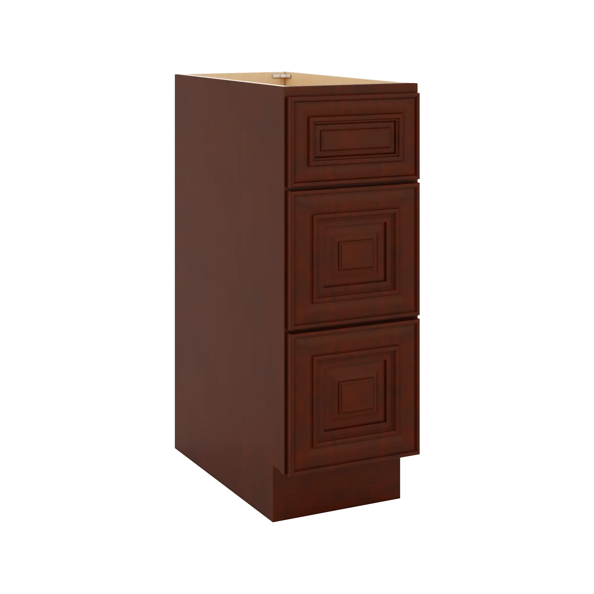 J&K Mahogany J5 Base w/3 Drawers - 12" W