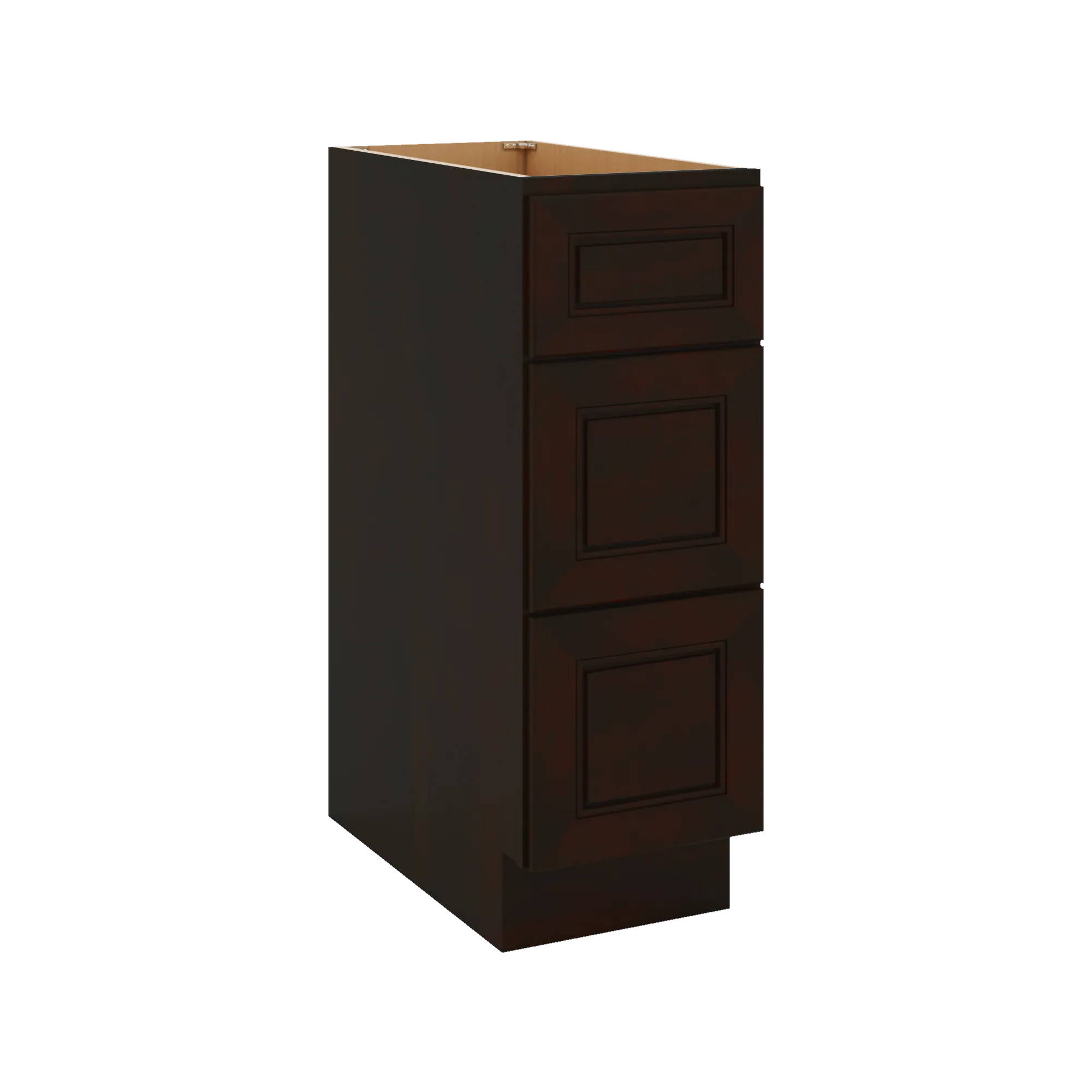 J&K Espresso K8 Base w/3 Drawers - 12" W