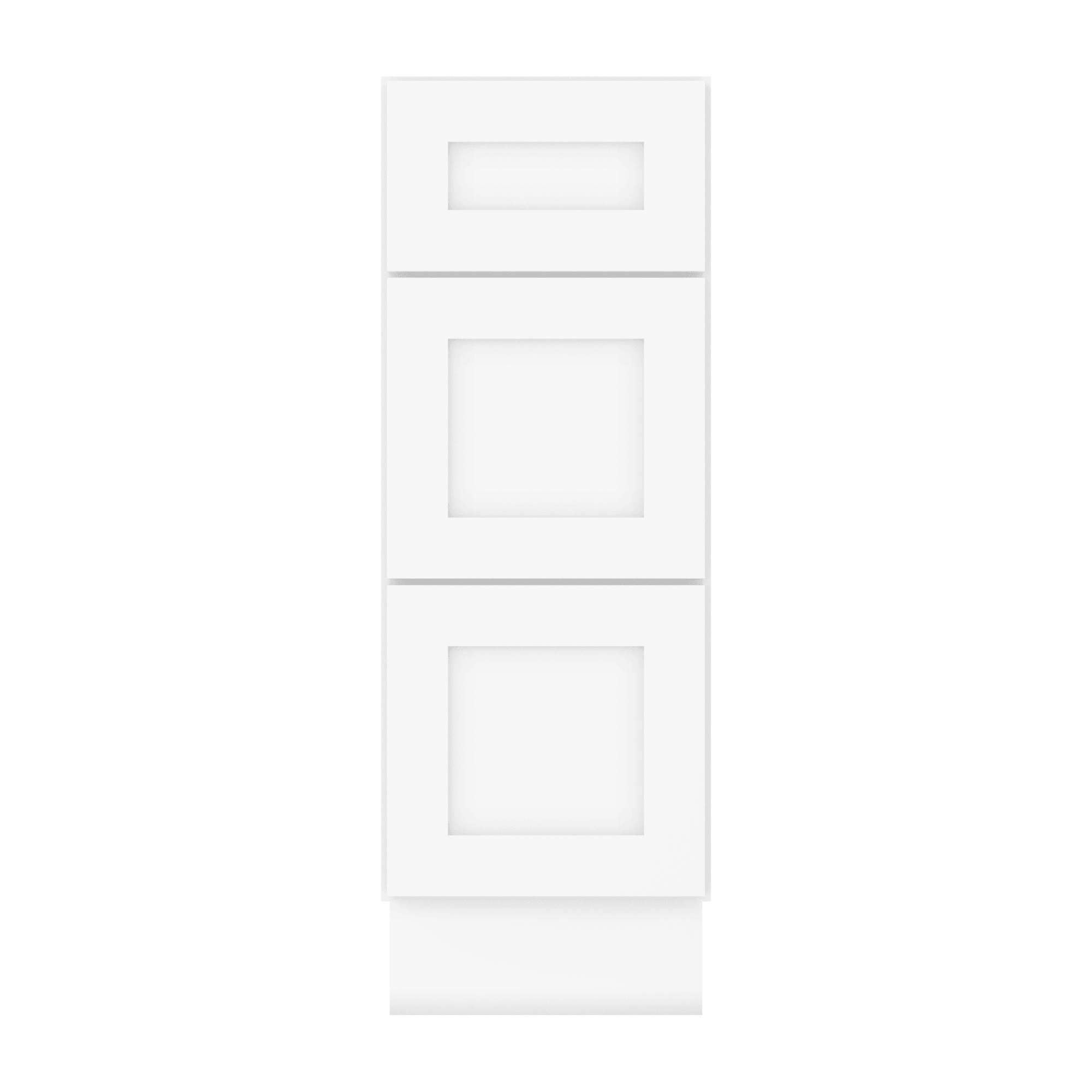 Drawer Base Kitchen Cabinet DB12 Alpina White LessCare 12 in. width 34.5 in. height 24 in. depth