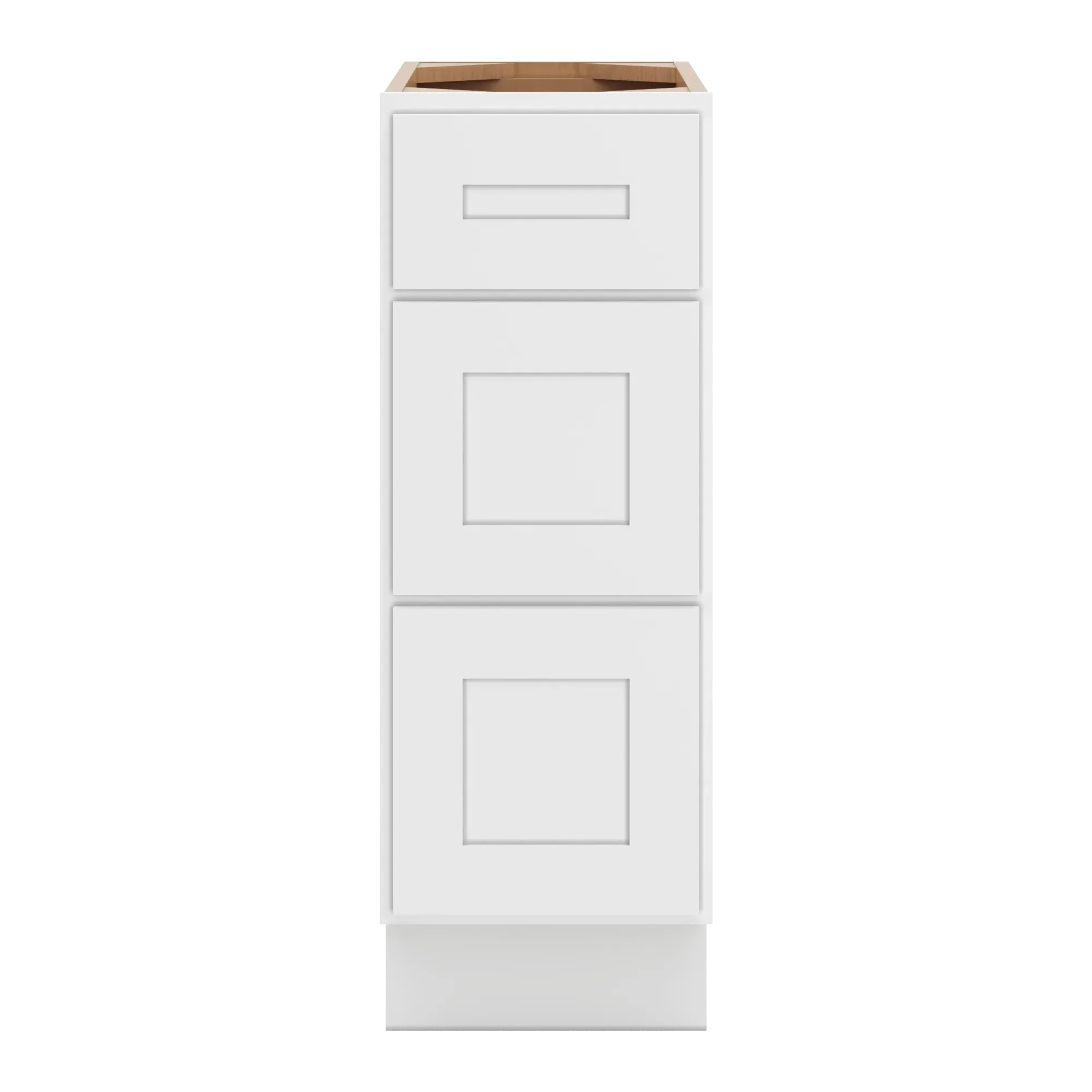 cnc luxor 5 piece white 12 w 3 drawer base cabinet