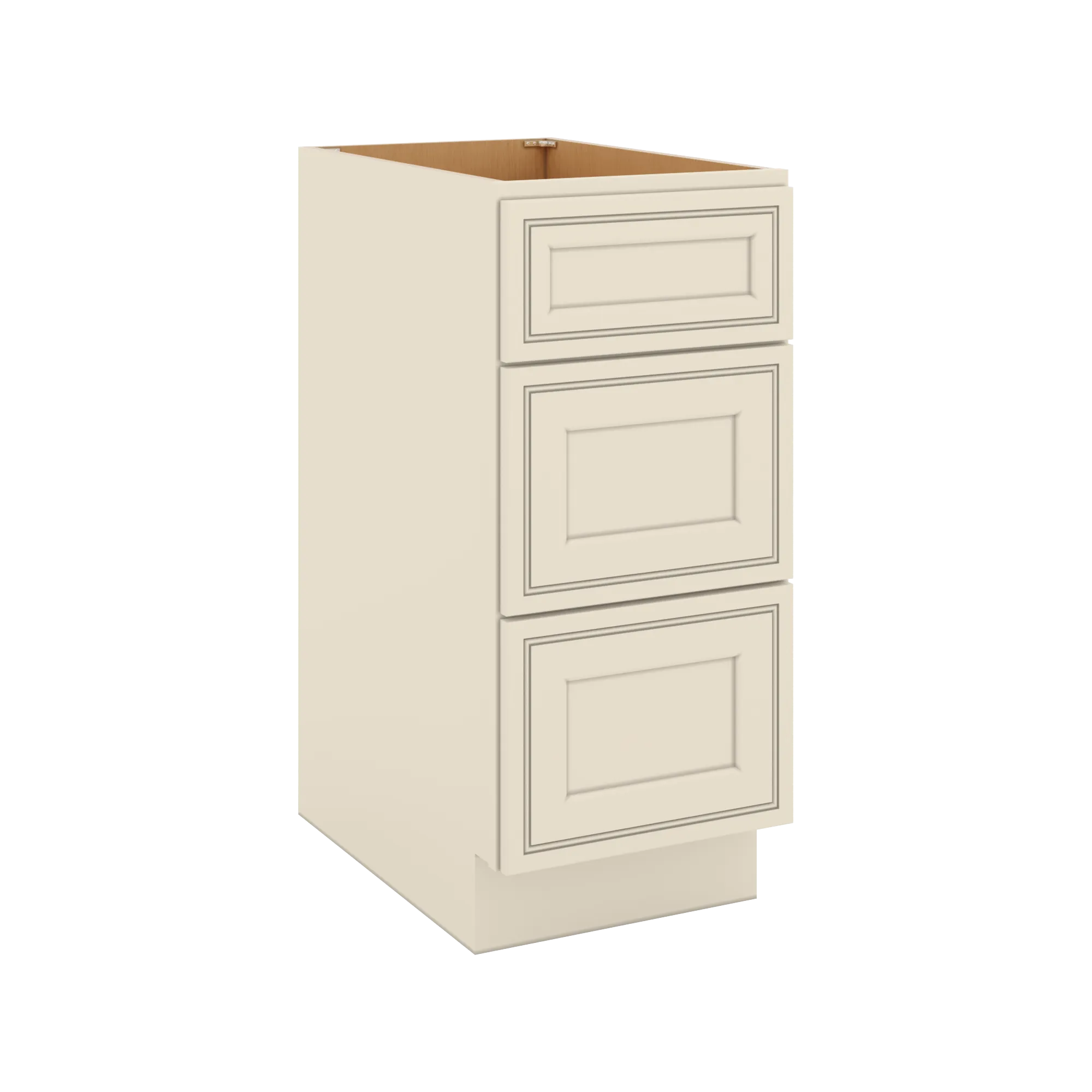 J&K Pearl Glazed H9 Base w/3 Drawers - 15" W