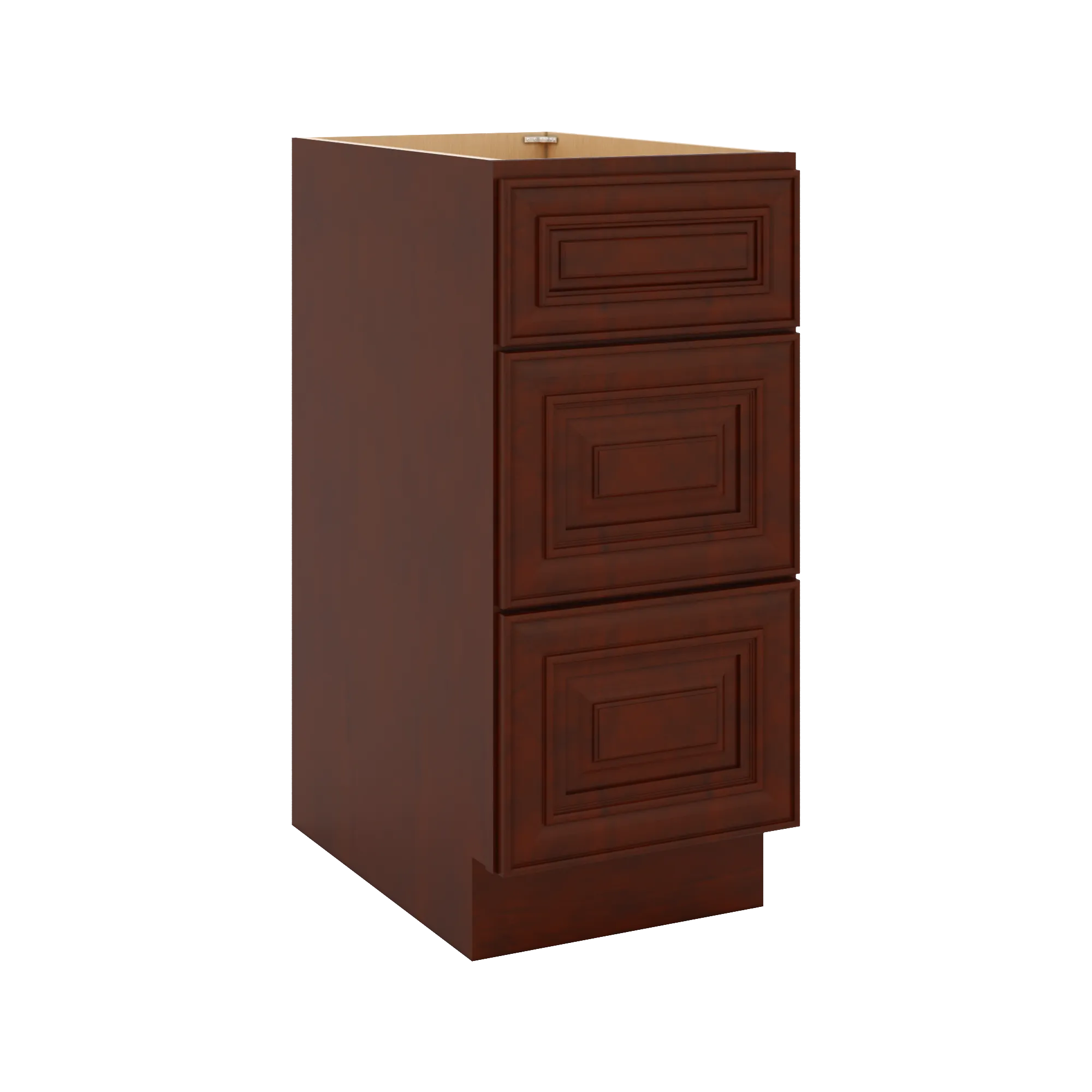 J&K Mahogany J5 Base w/3 Drawers - 15" W