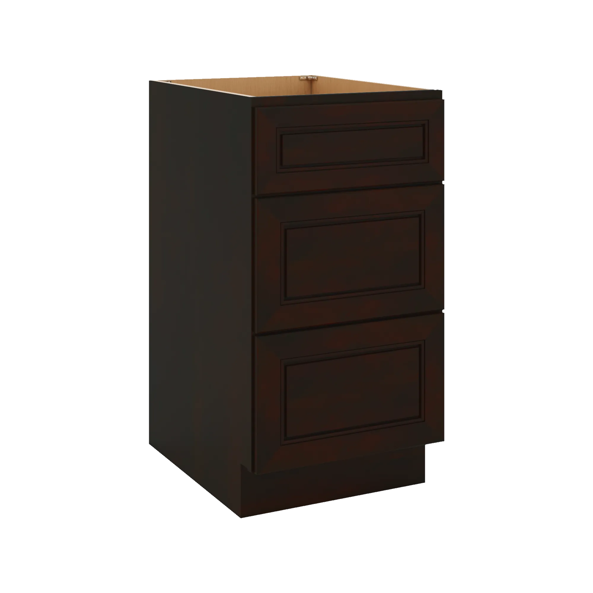 J&K Espresso K8 Base w/3 Drawers - 18" W