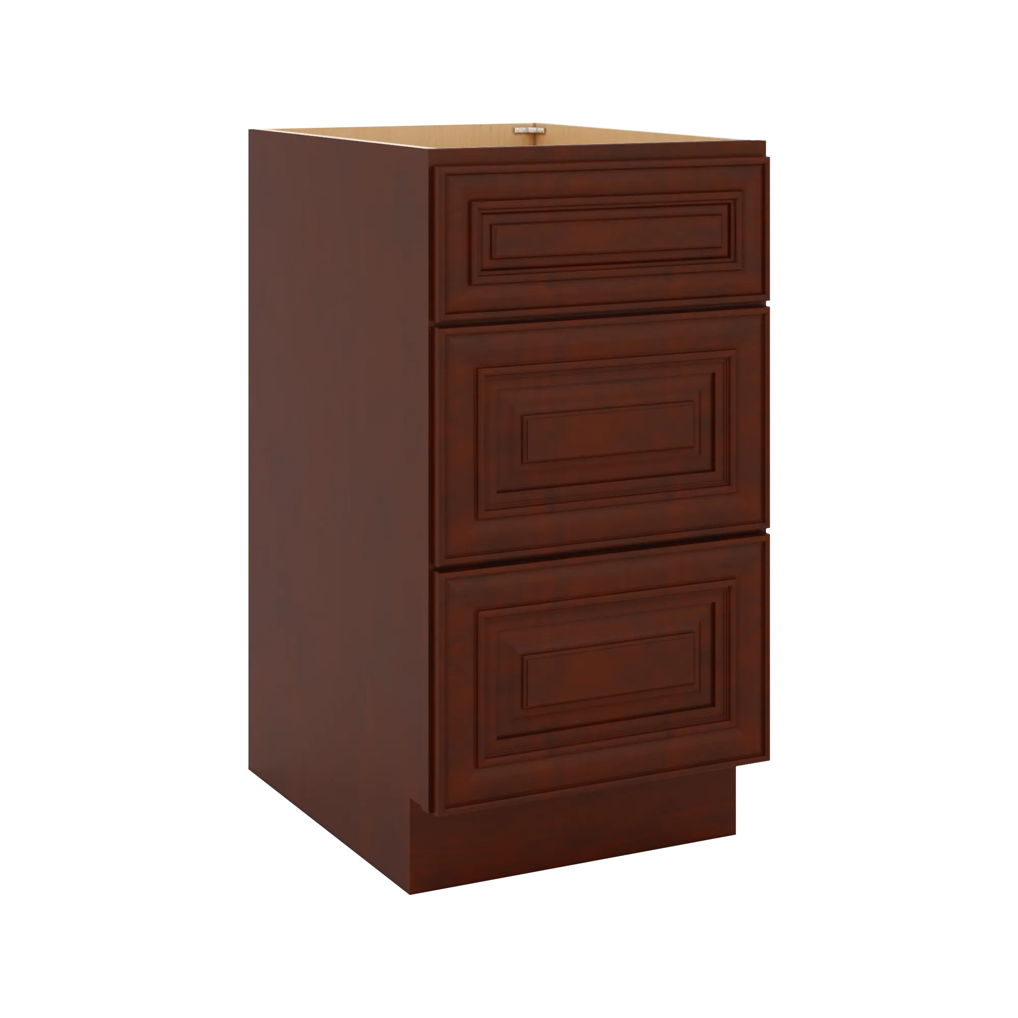 J&K Mahogany J5 Base w/3 Drawers - 18" W
