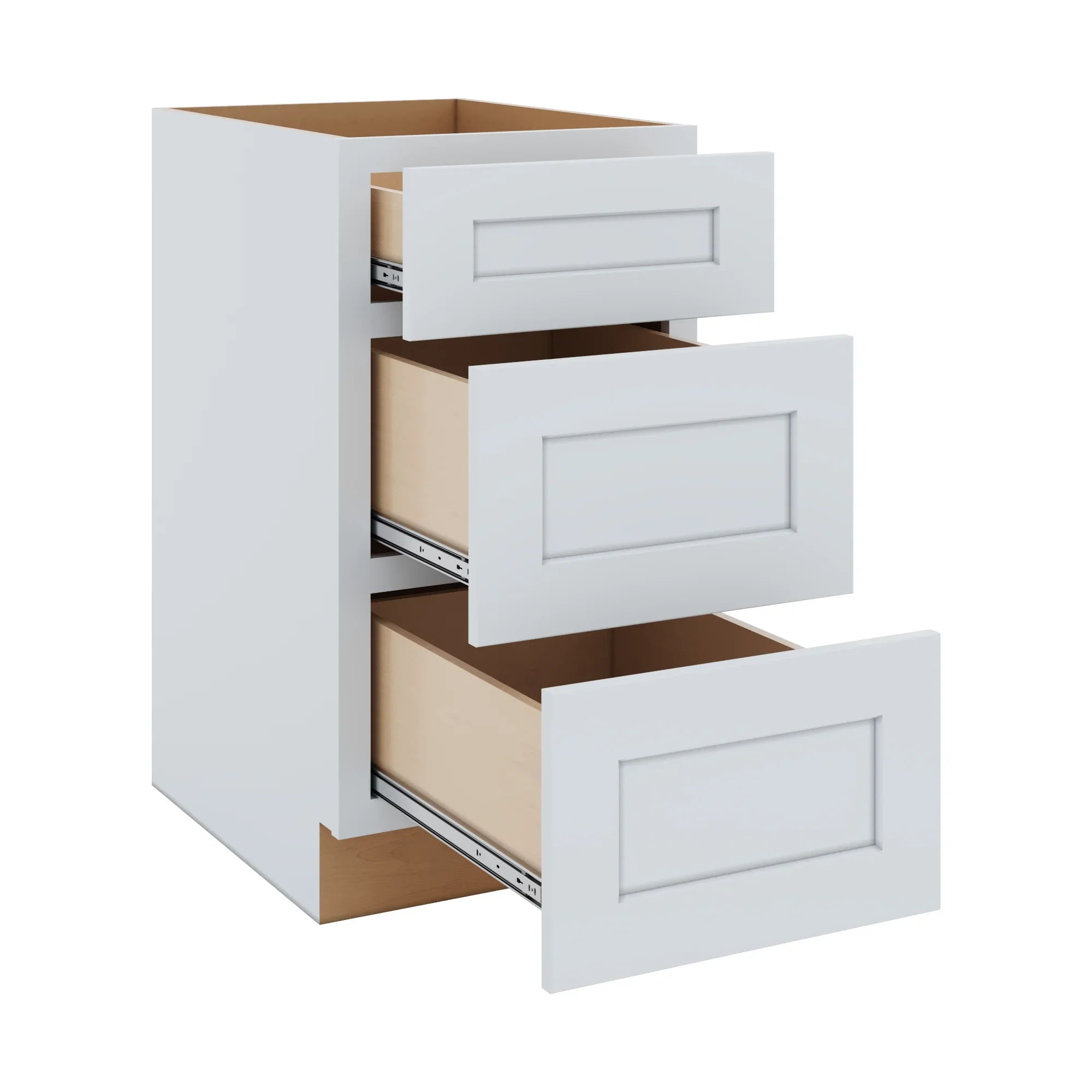 3 Drawers   18" W