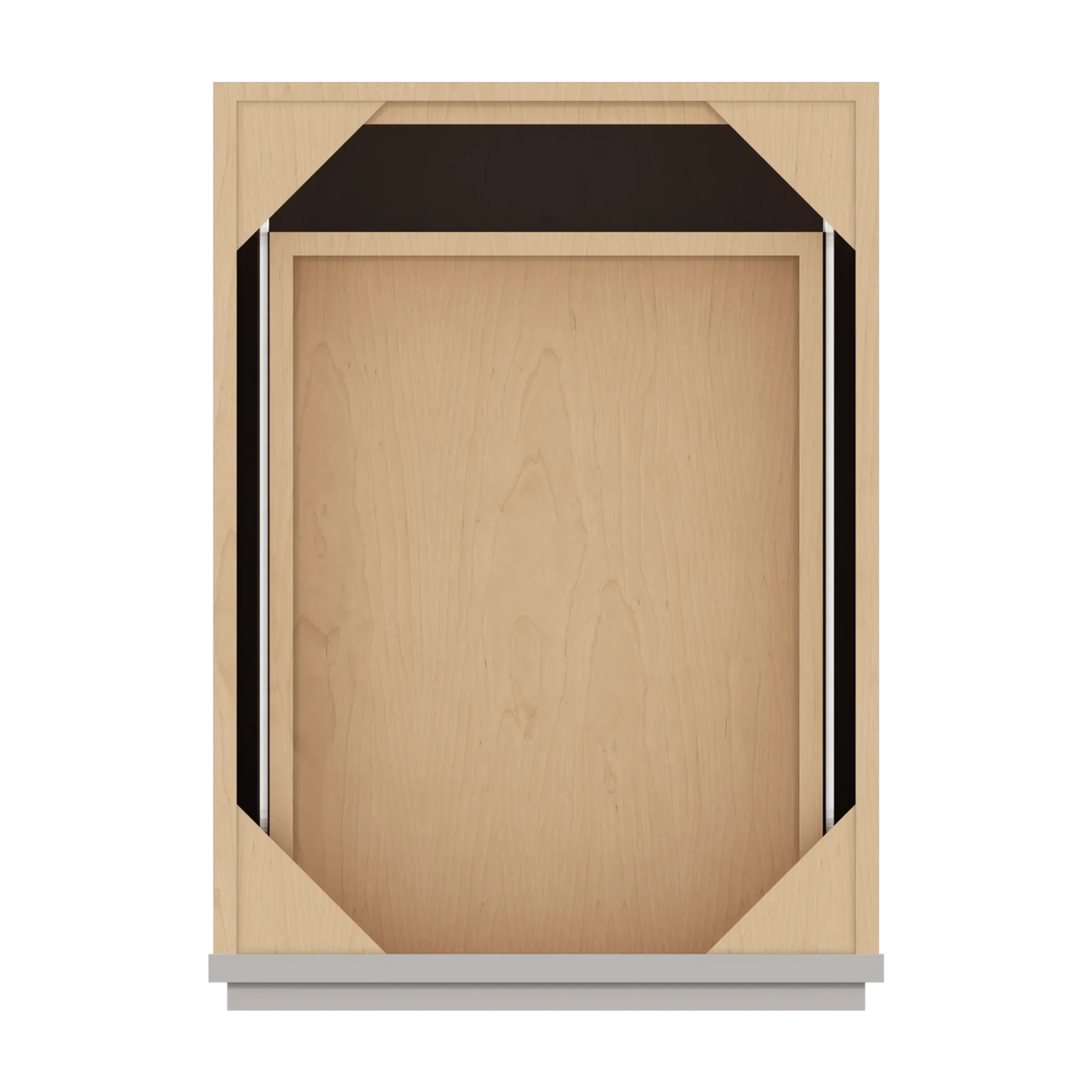cnc luxor misty grey 18 w x 32 1 2 h 3 drawer base cabinet