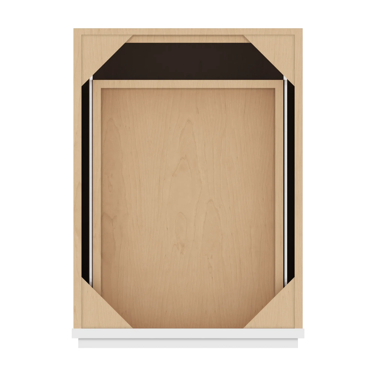 cnc luxor white 18 w x 32 1 2 h 3 drawer base cabinet
