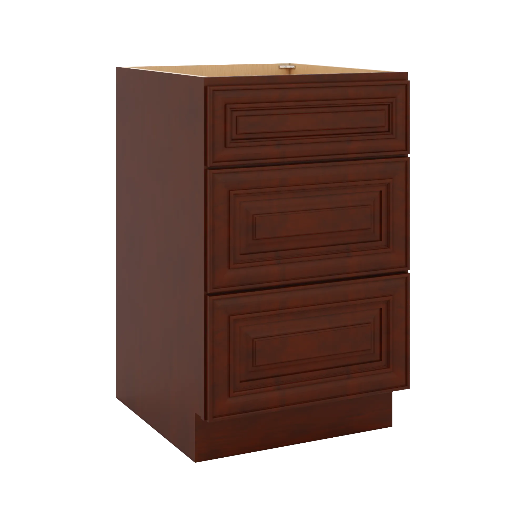 J&K Mahogany J5 Base w/3 Drawers - 21" W
