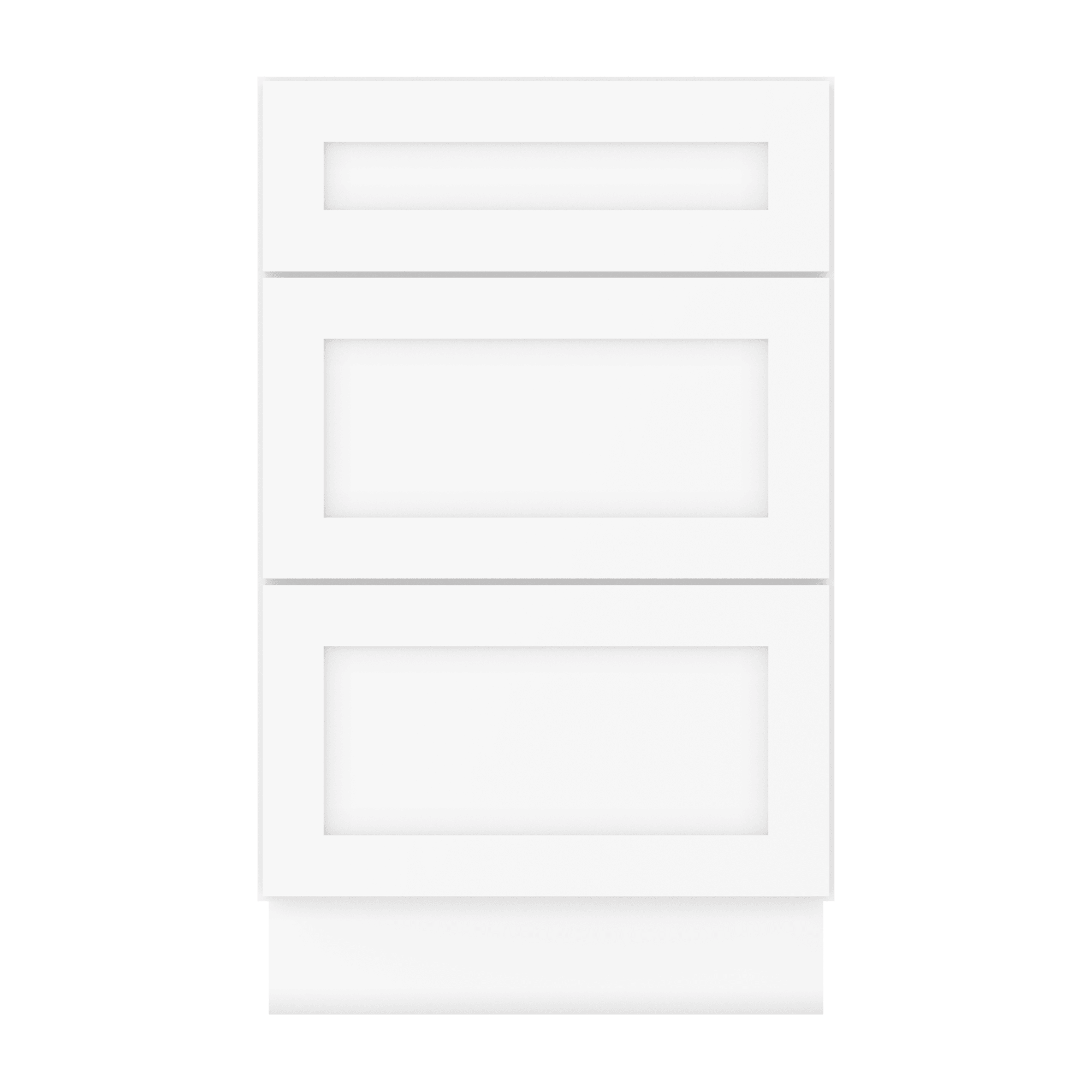 Drawer Base Kitchen Cabinet DB21 Alpina White LessCare 21 in. width 34.5 in. height 24 in. depth