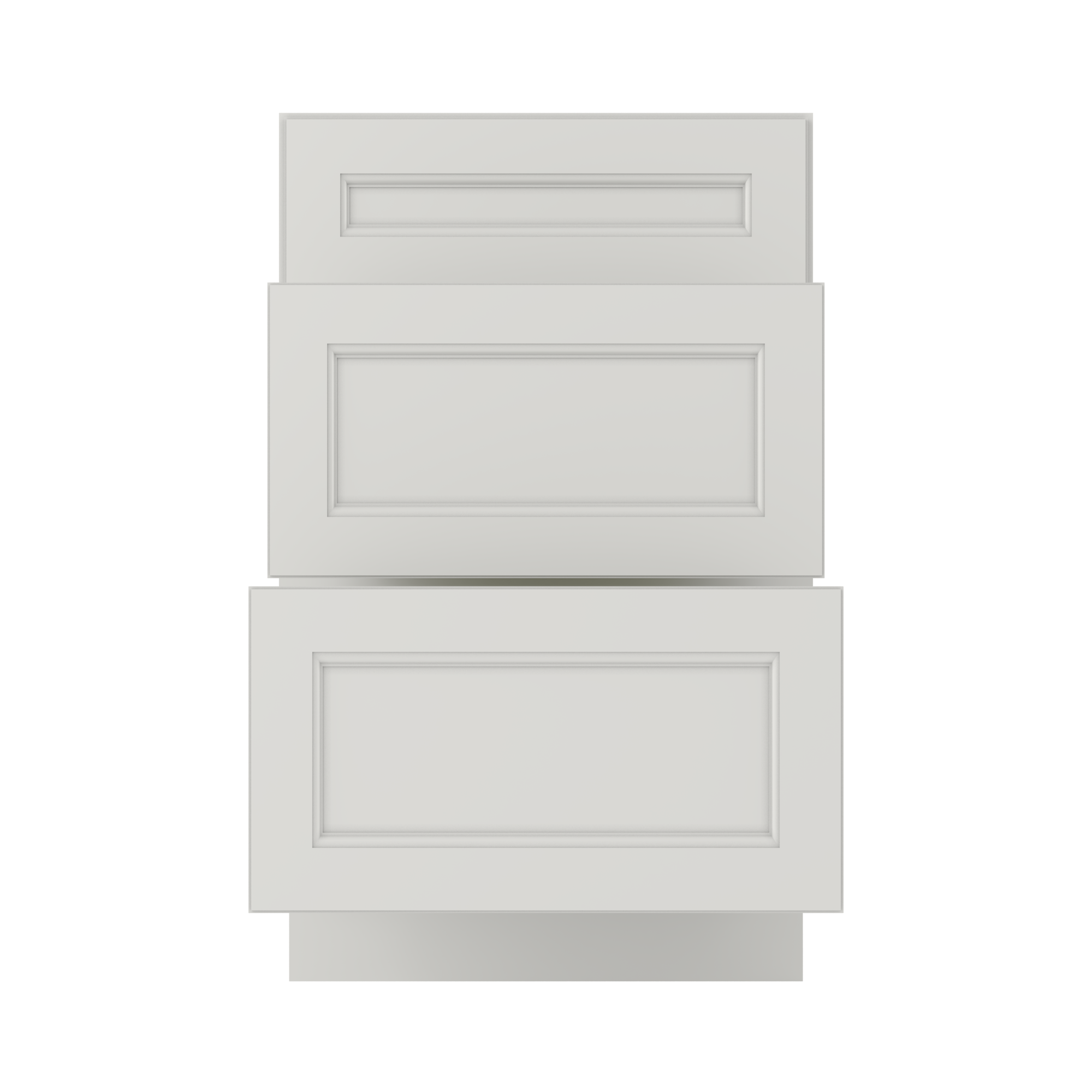 Drawer Base Kitchen Cabinet DB21 Milan Pearl 21 in. width 34.5 in. height 24 in. depth