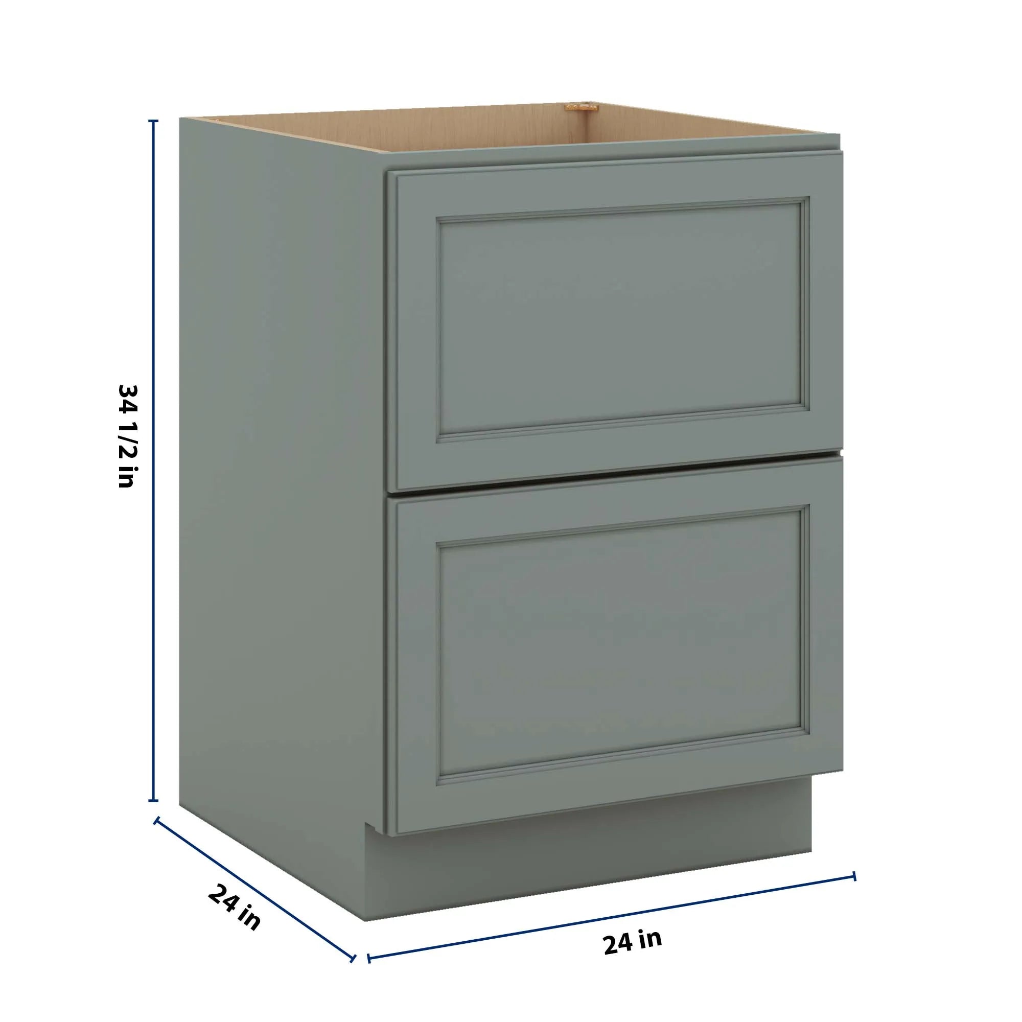 J&K Sage E3 Base w/2 Drawers - 24" W