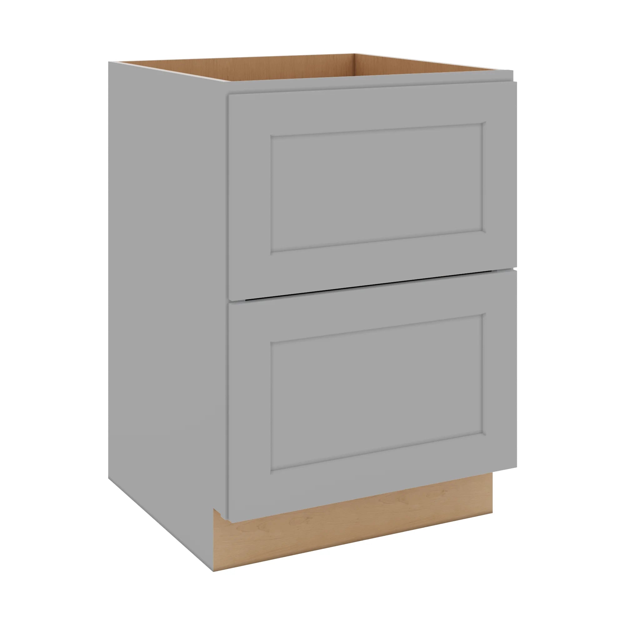 J&K Castle Grey S5 Base w/2 Drawers - 24" W