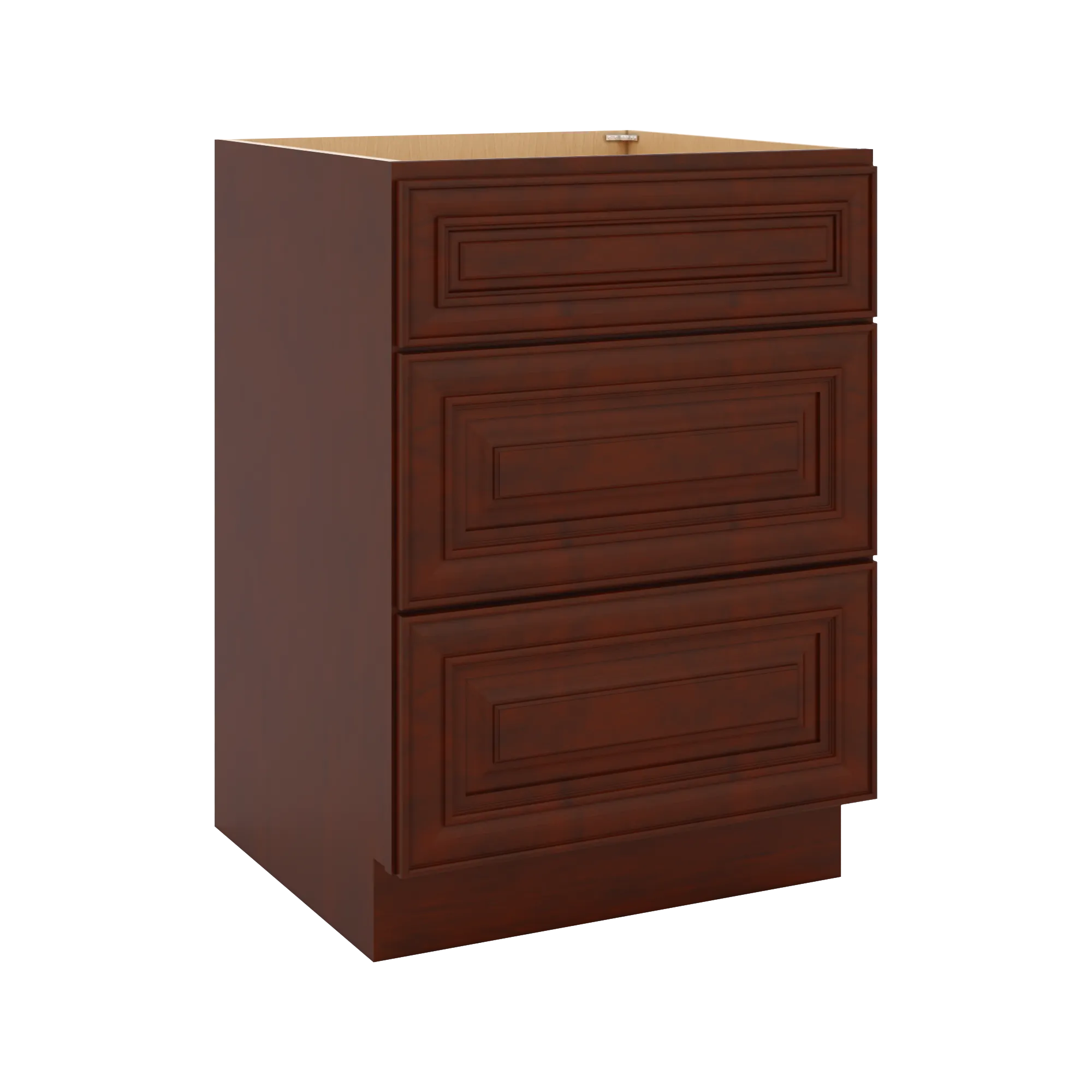J&K Mahogany J5 Base w/3 Drawers - 24" W