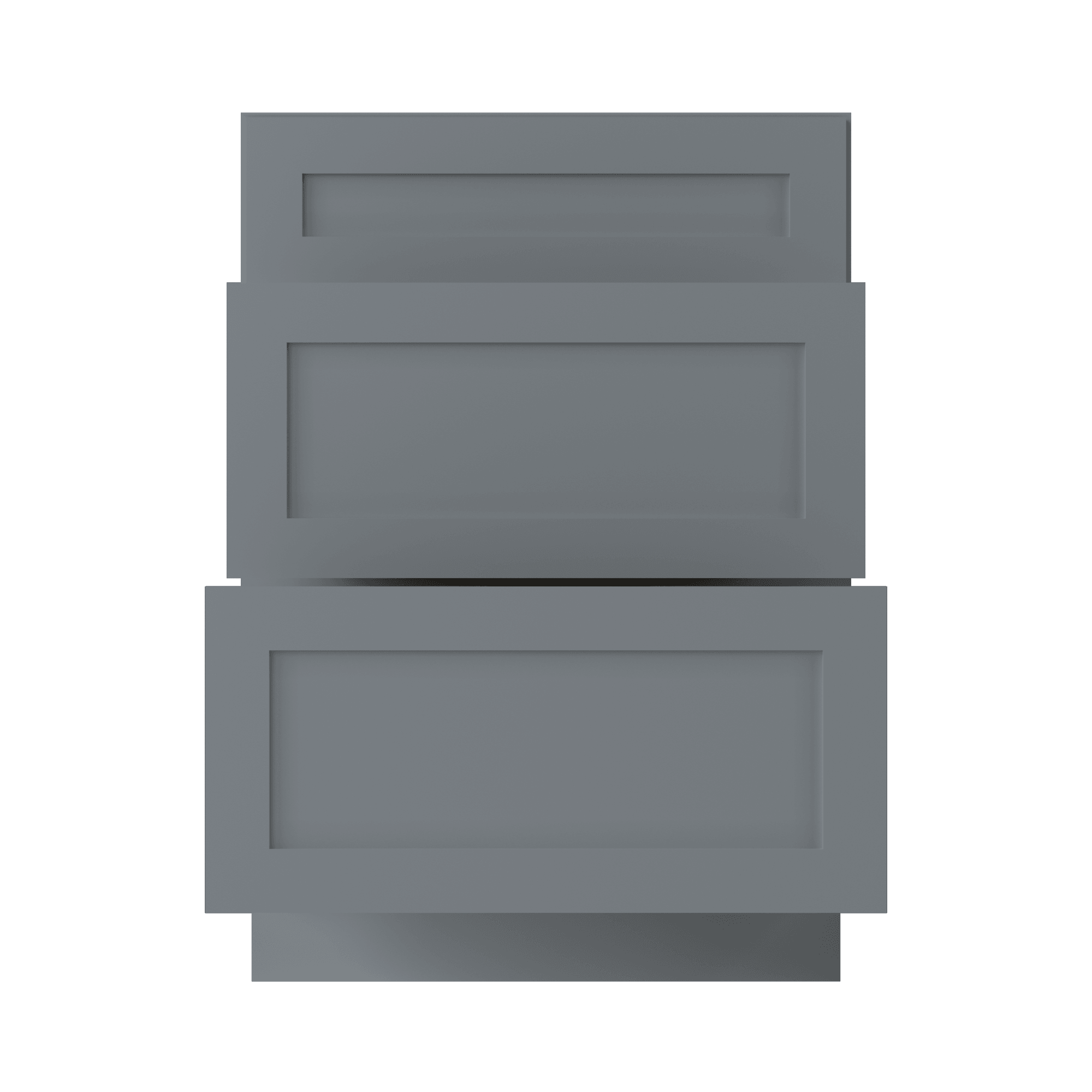 Drawer Base Kitchen Cabinet DB24 Colonial Gray LessCare 24 in. width 34.5 in. height 24 in. depth