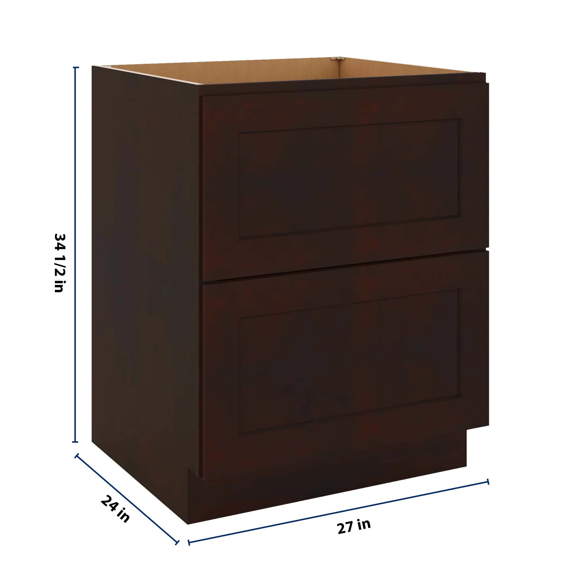 J&K Java Coffee S1 Base w/2 Drawers - 27" W