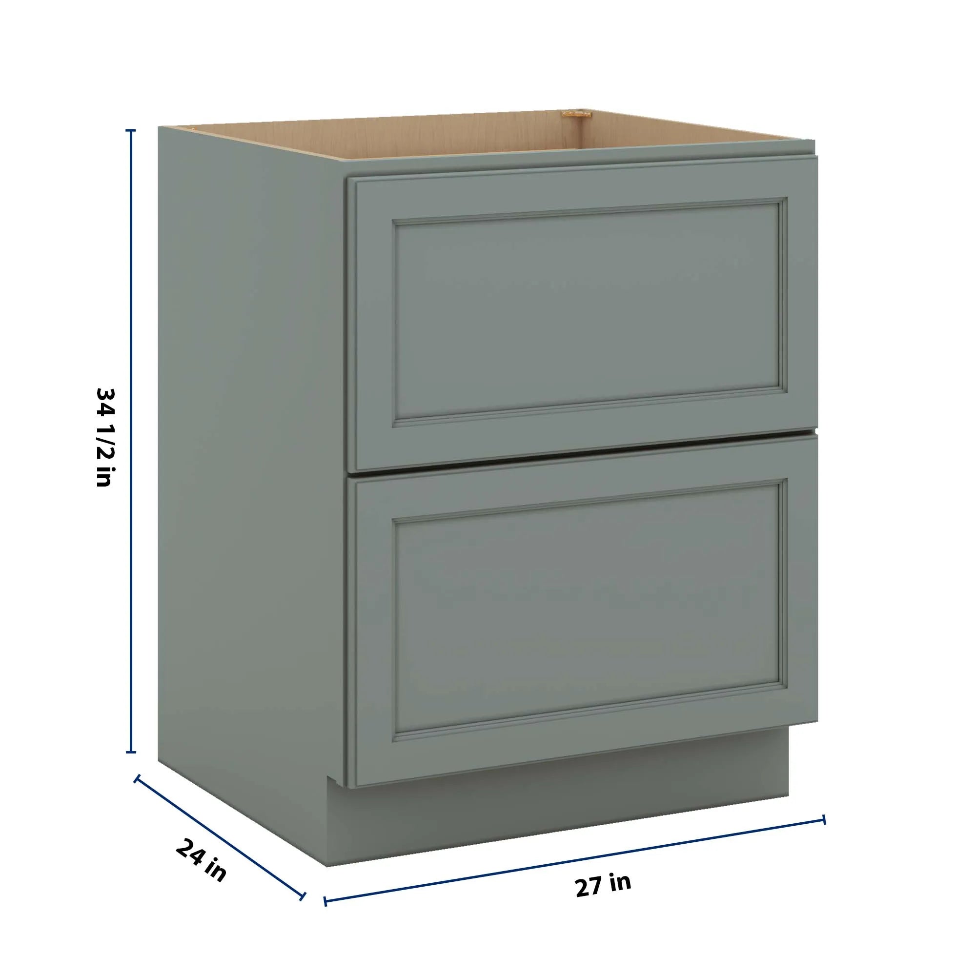 J&K Sage E3 Base w/2 Drawers - 27" W