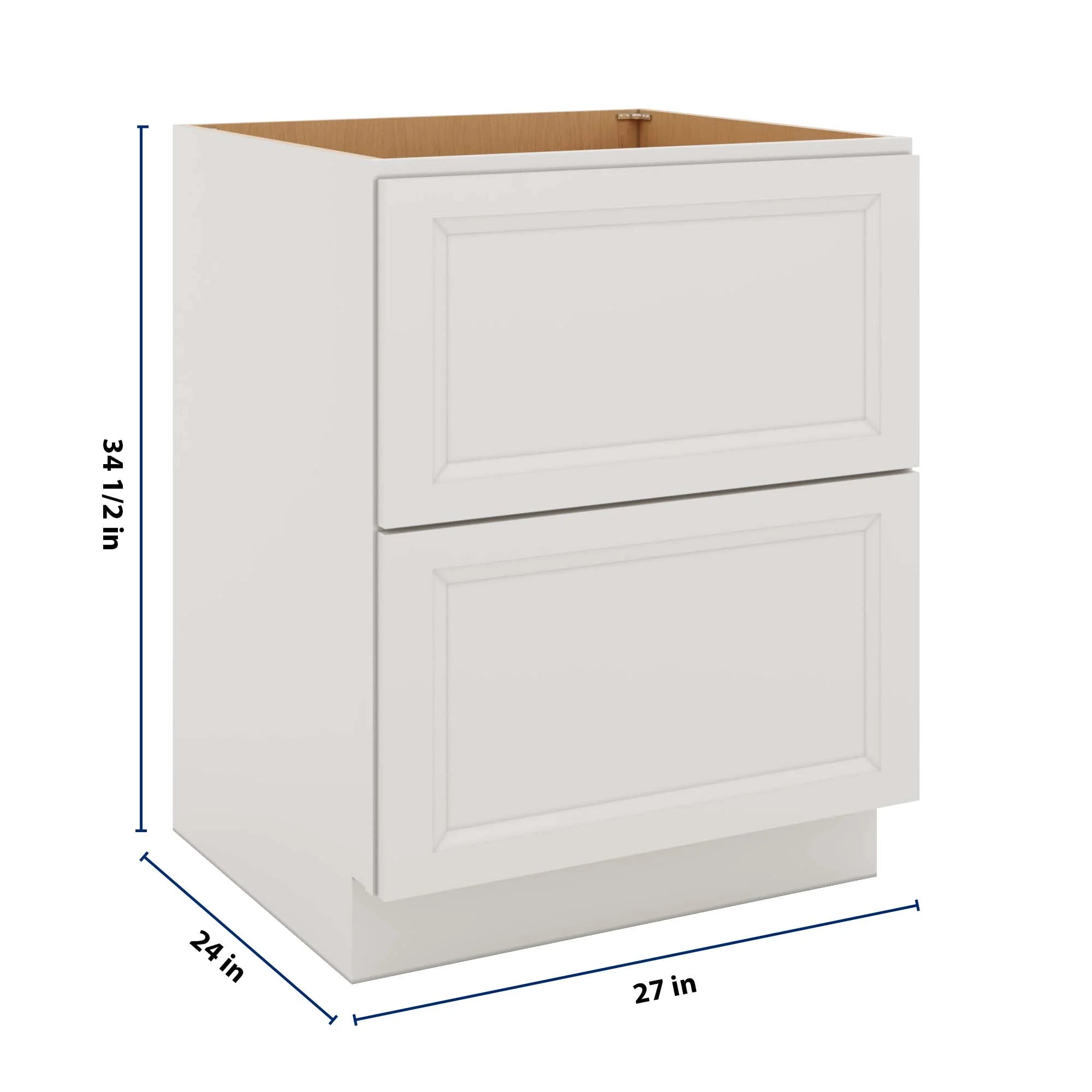 J&K Pure B5 Base w/2 Drawers - 27" W