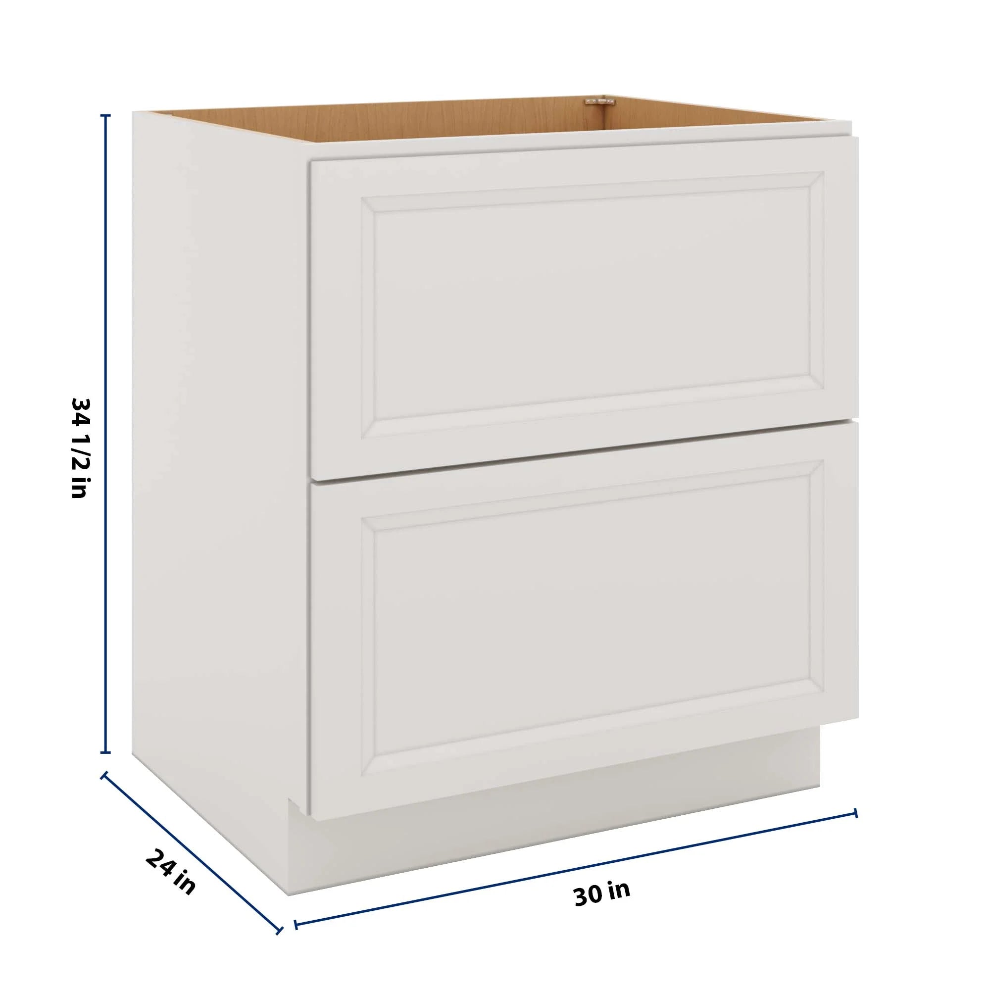 J&K Pure B5 Base w/2 Drawers - 30" W