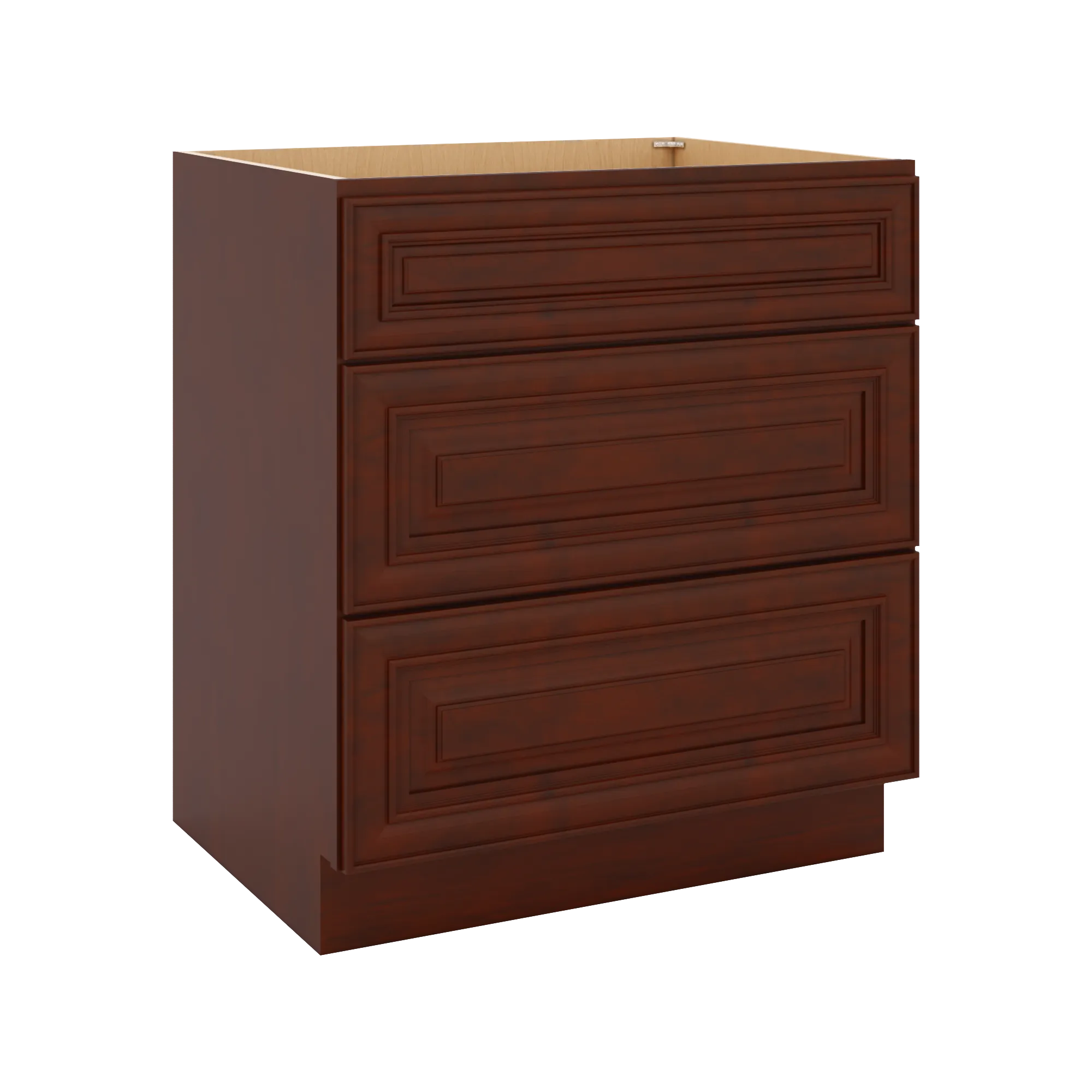 J&K Mahogany J5 Base w/3 Drawers - 30" W