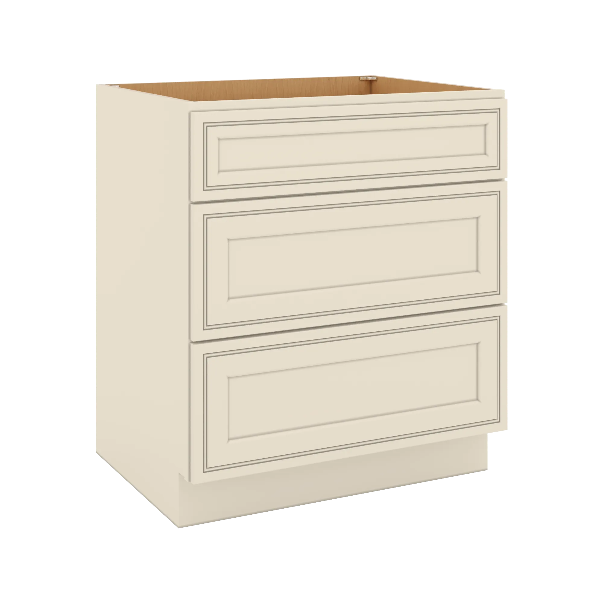 J&K Pearl Glazed H9 Base w/3 Drawers - 30" W