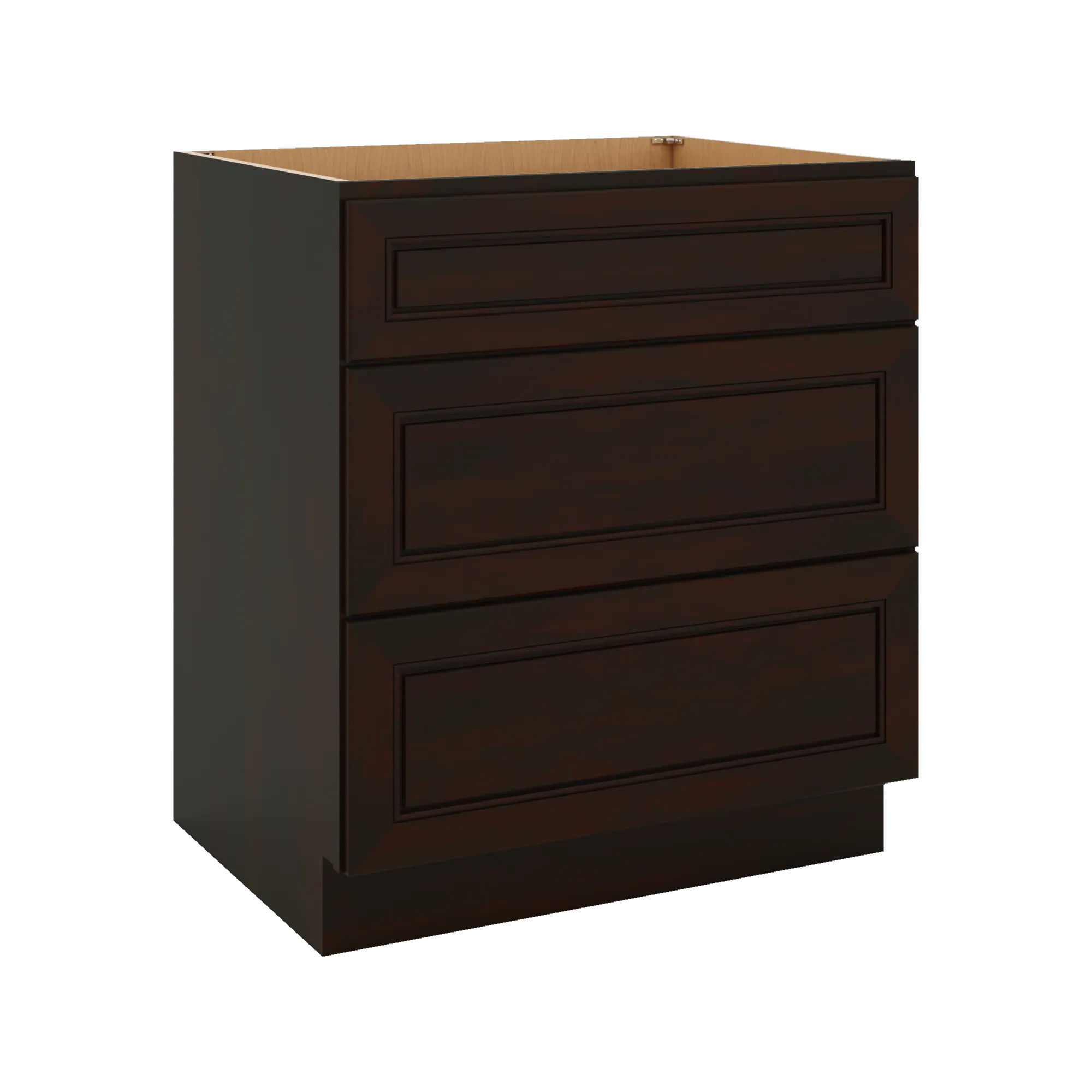 J&K Espresso K8 Base w/3 Drawers - 30" W