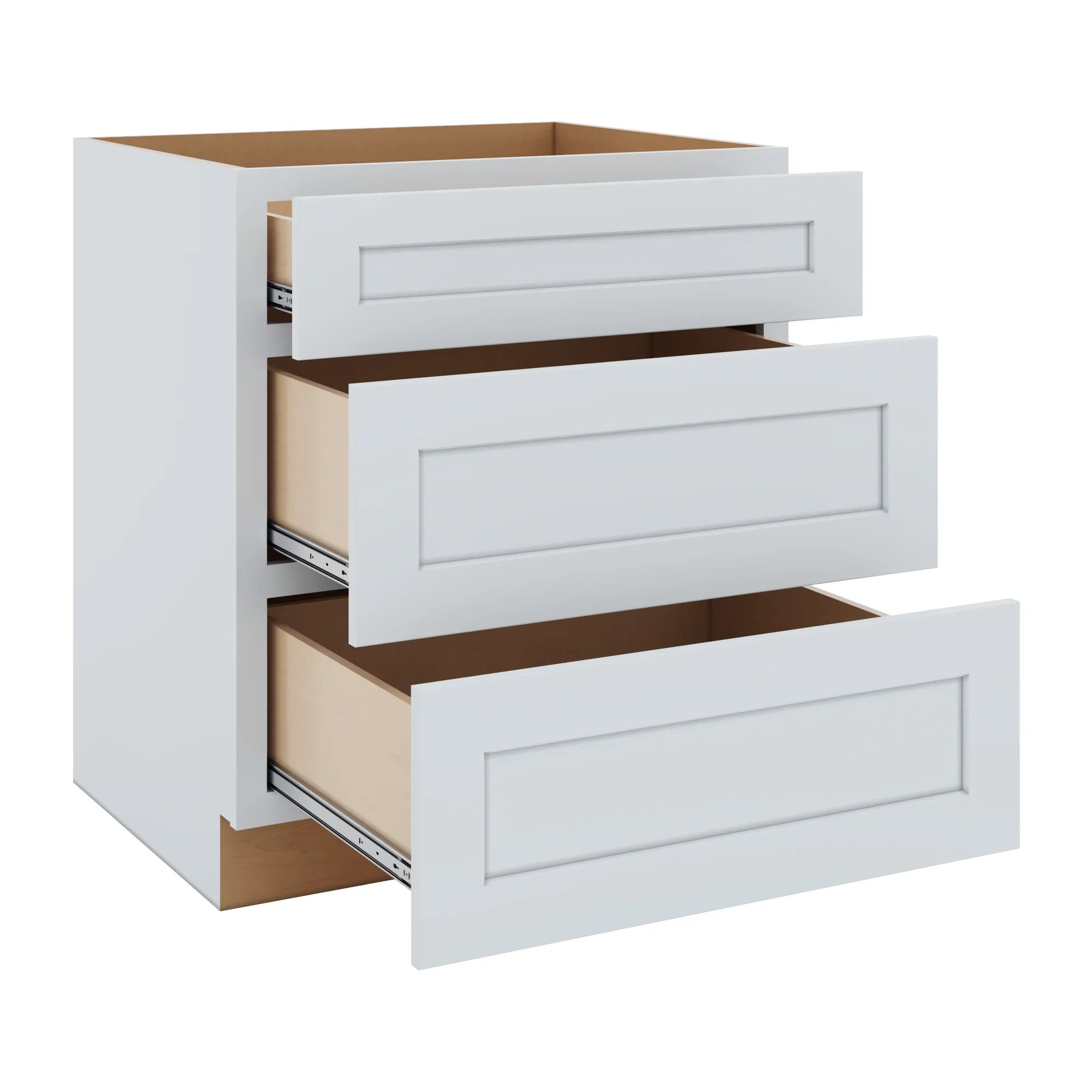 3 Drawers   30" W