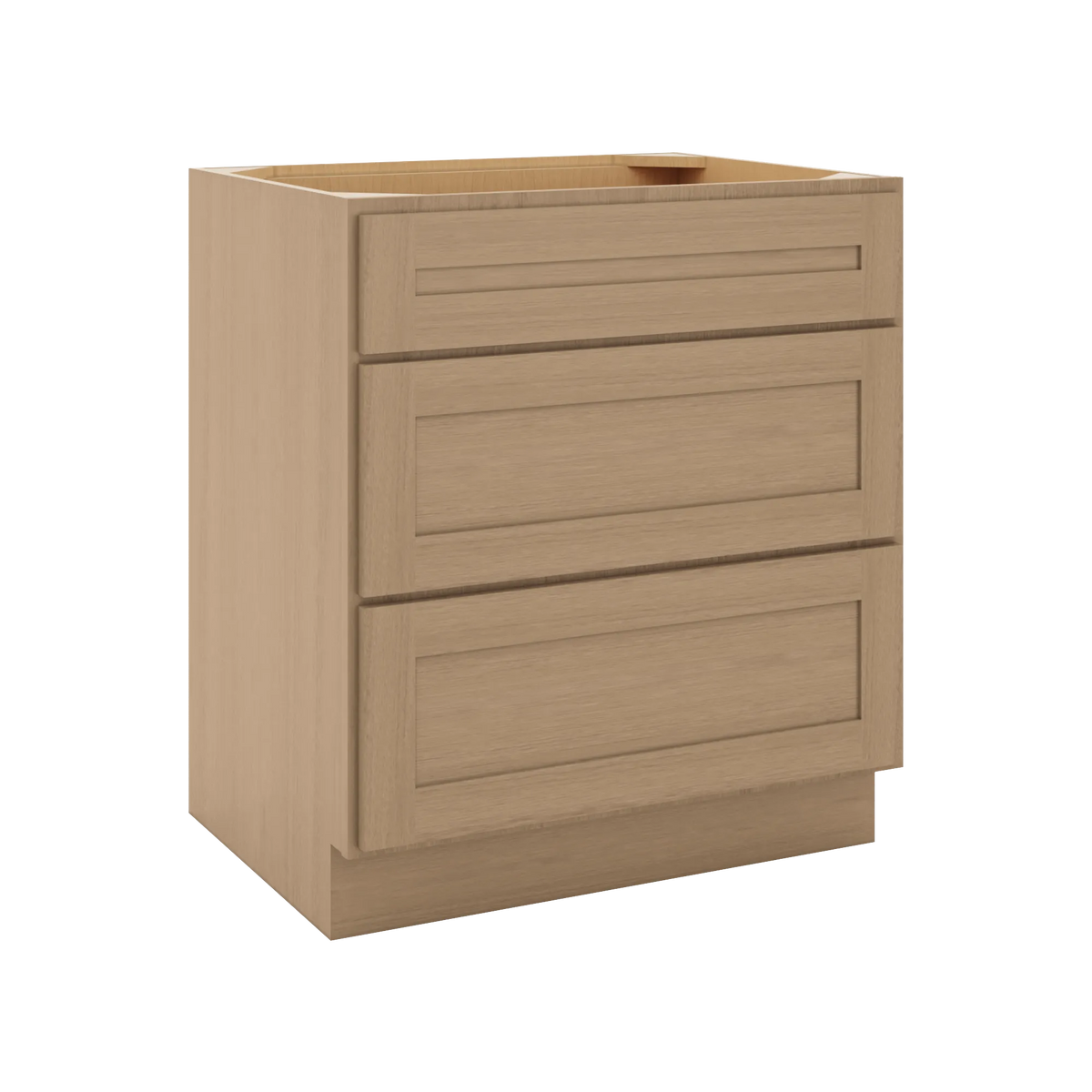 CNC Luxor 5-Piece Harvest 30" W 3 Drawer Base Cabinet