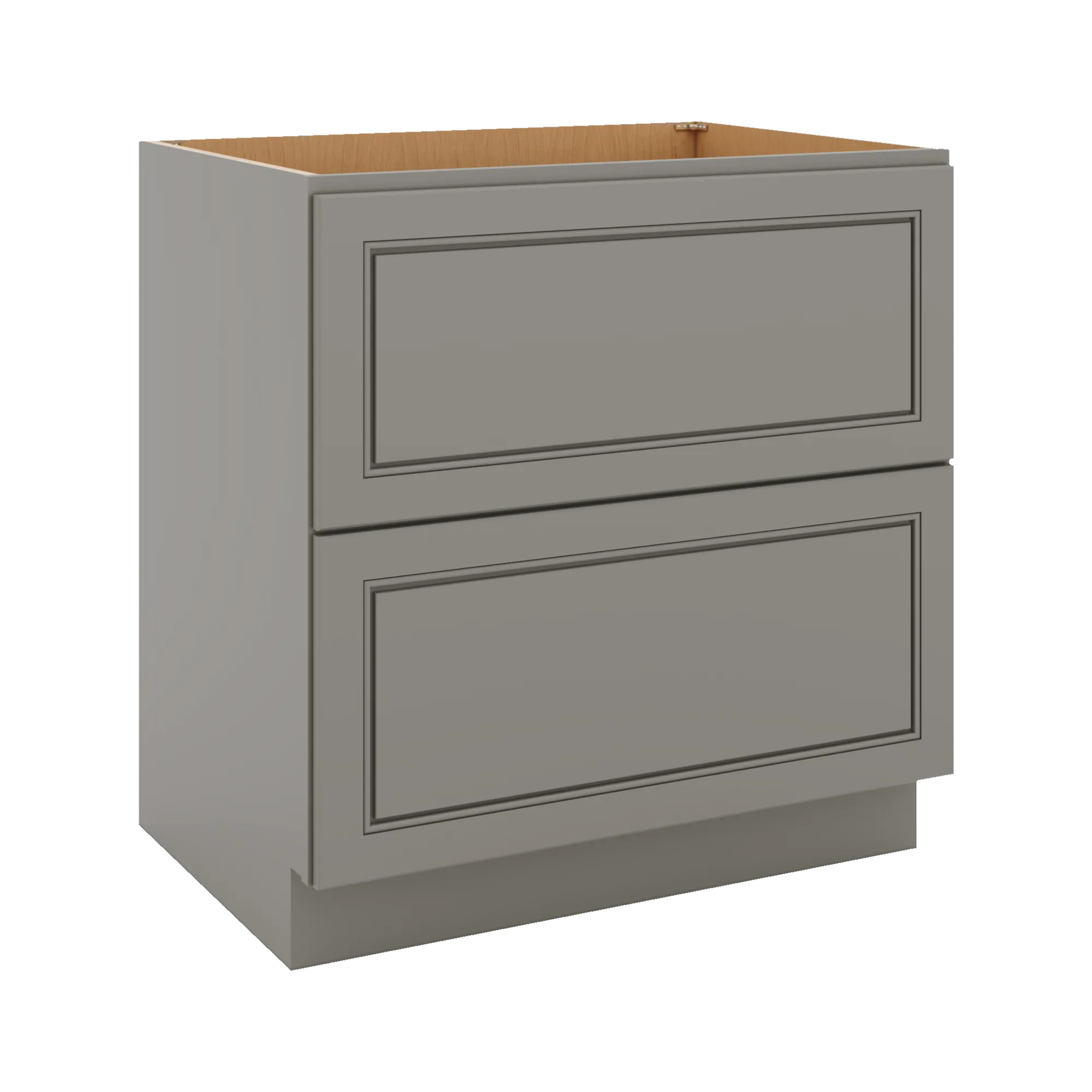 J&K Greige K3 Base w/2 Drawers - 33" W
