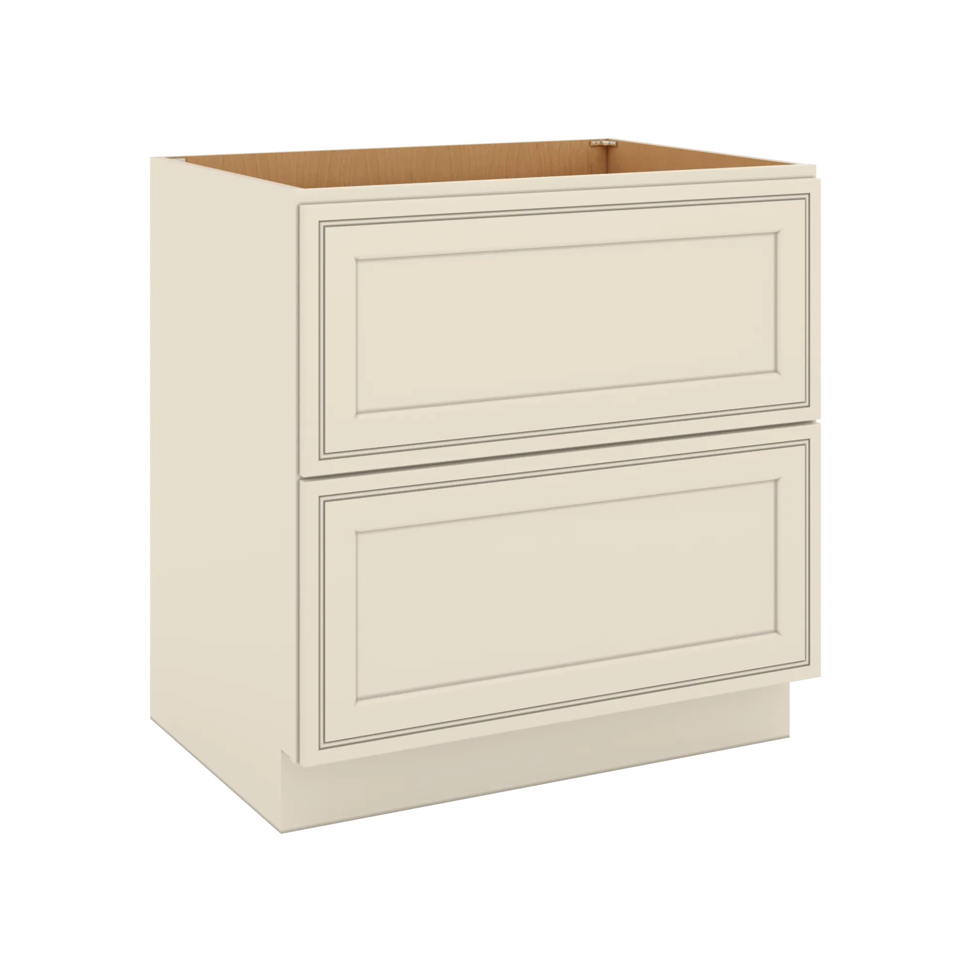 J&K Pearl Glazed H9 Base w/2 Drawers - 33" W