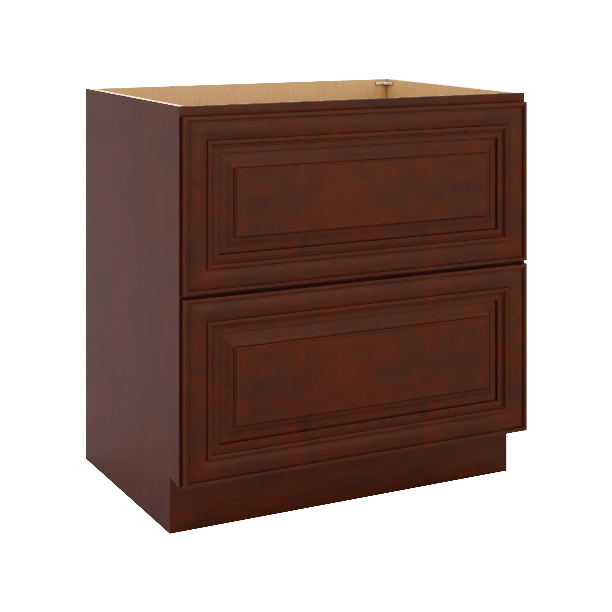 J&K Mahogany J5 Base w/2 Drawers - 33" W