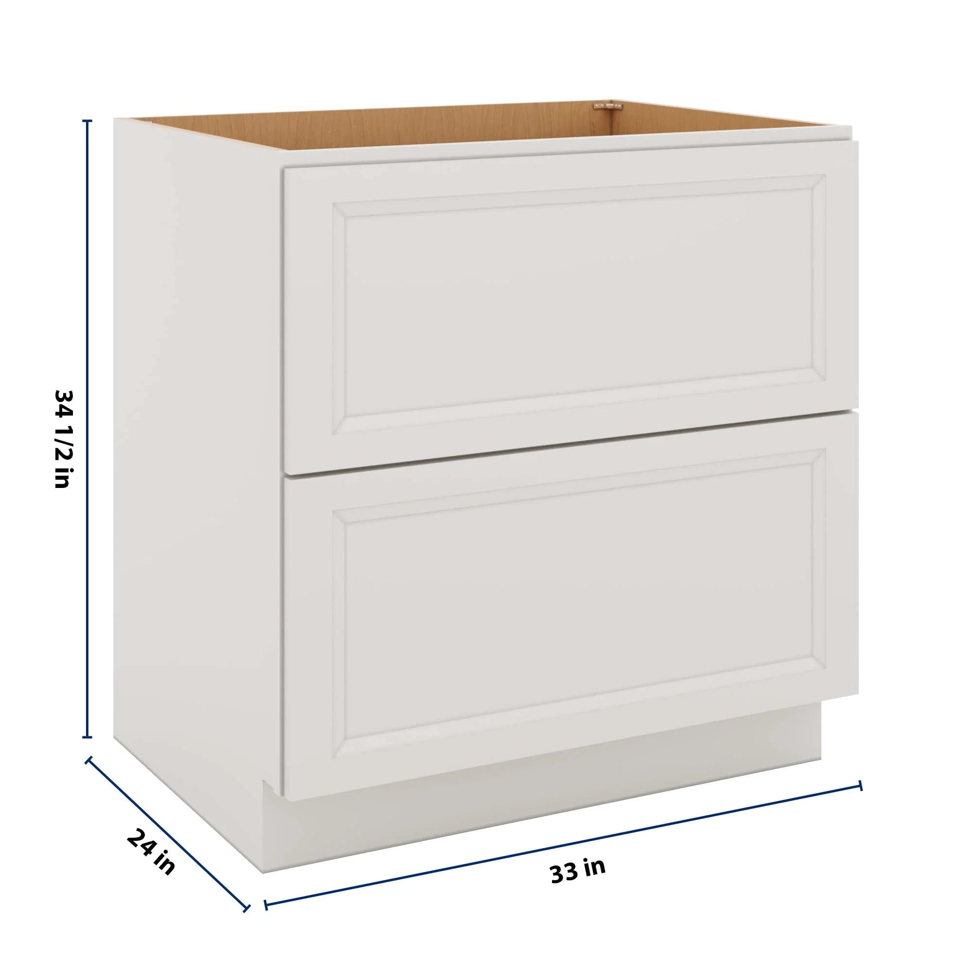J&K Pure B5 Base w/2 Drawers - 33" W