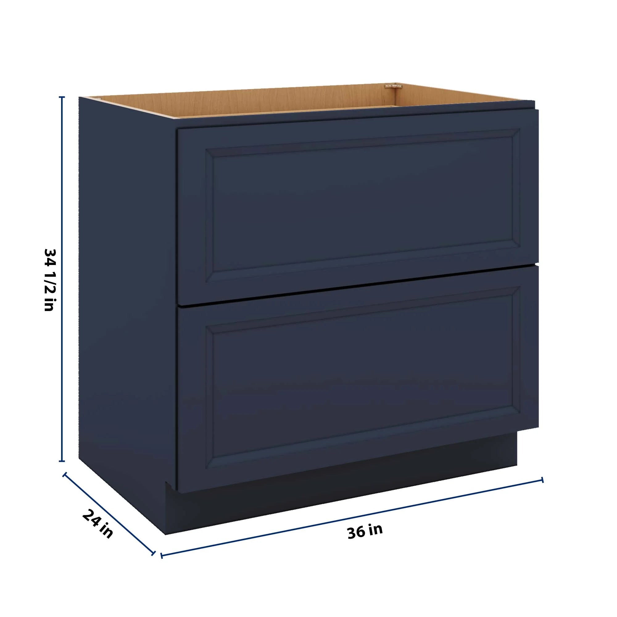 J&K Naval B7 Base w/2 Drawers - 36" W