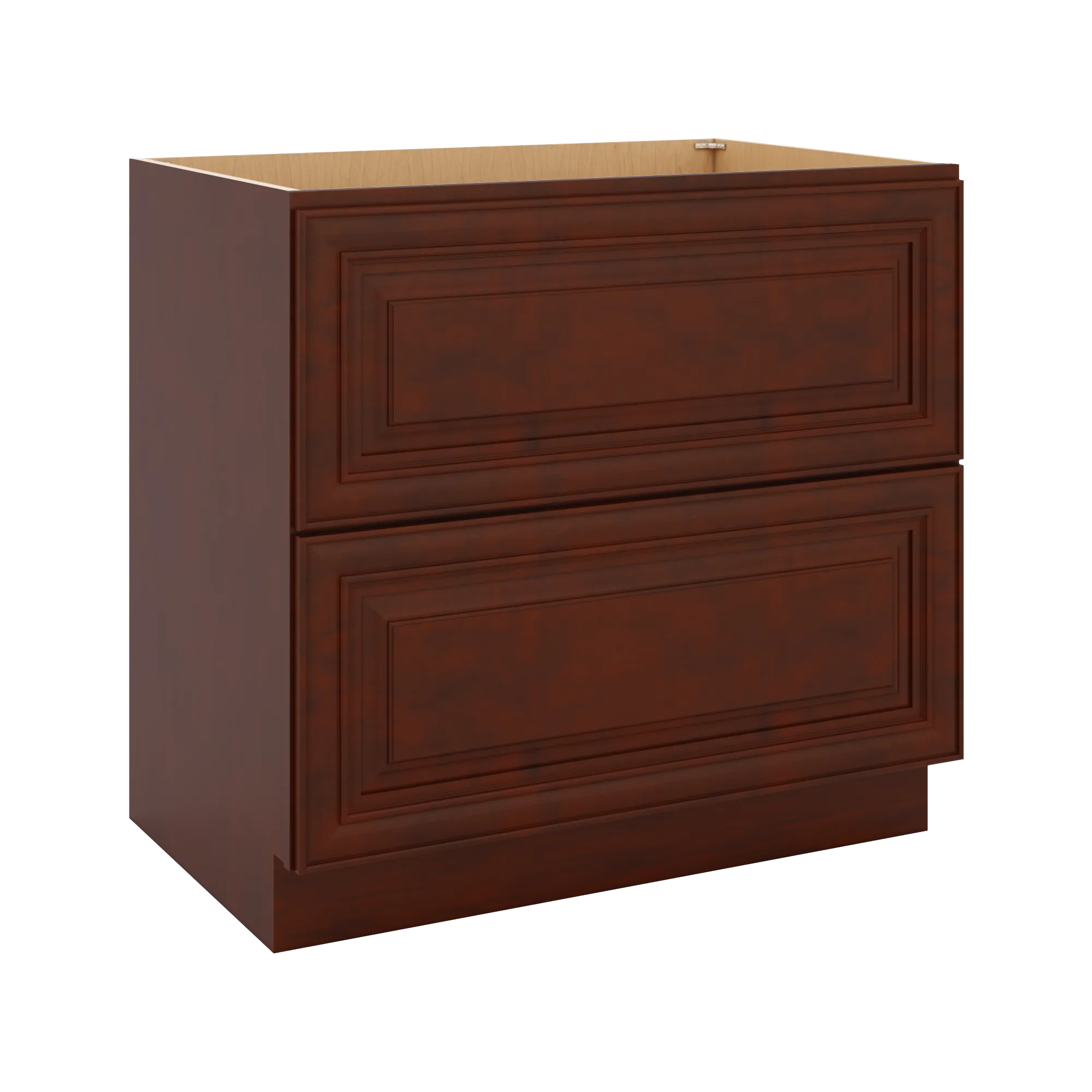J&K Mahogany J5 Base w/2 Drawers - 36" W