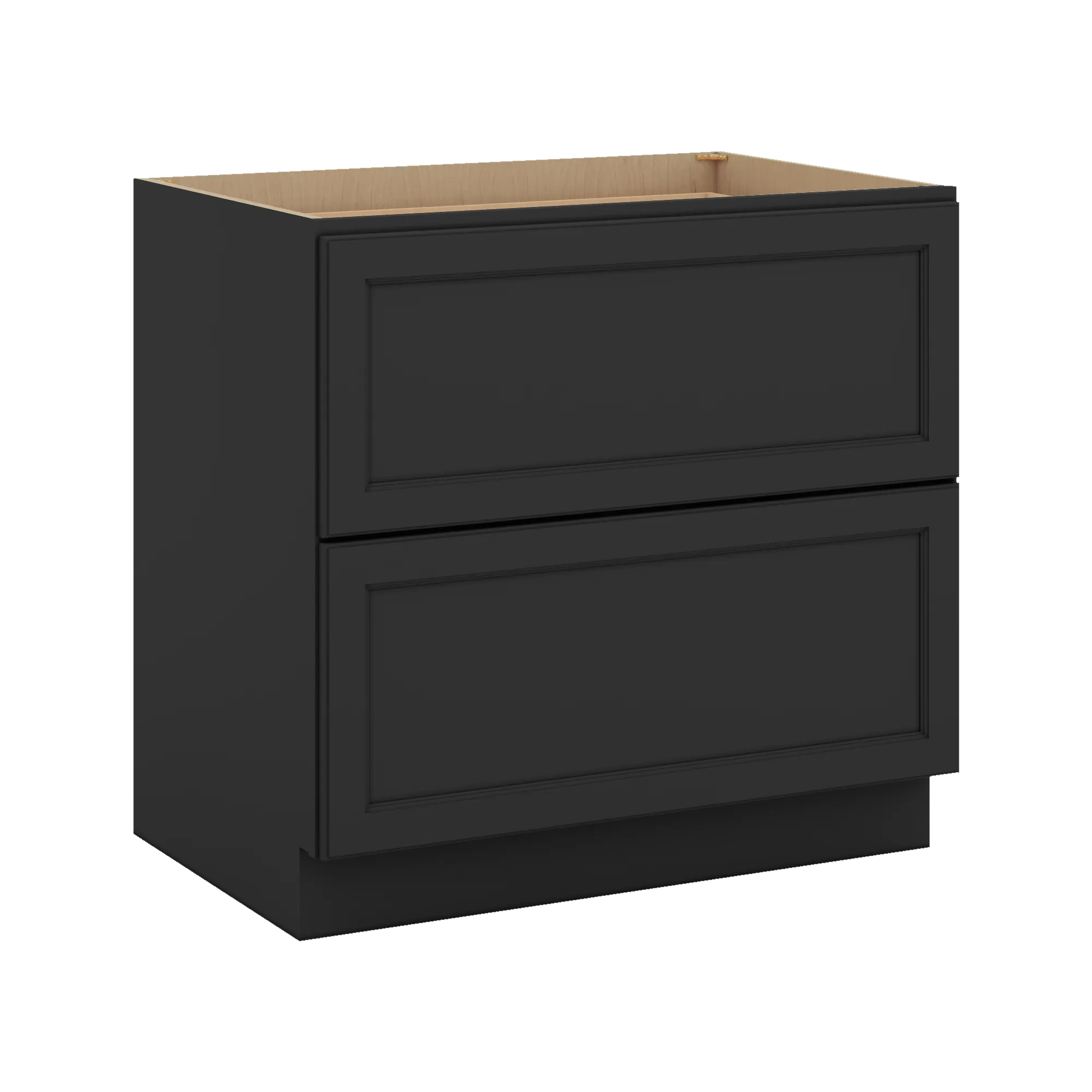 J&K Charcoal E2 Base w/2 Drawers - 36" W