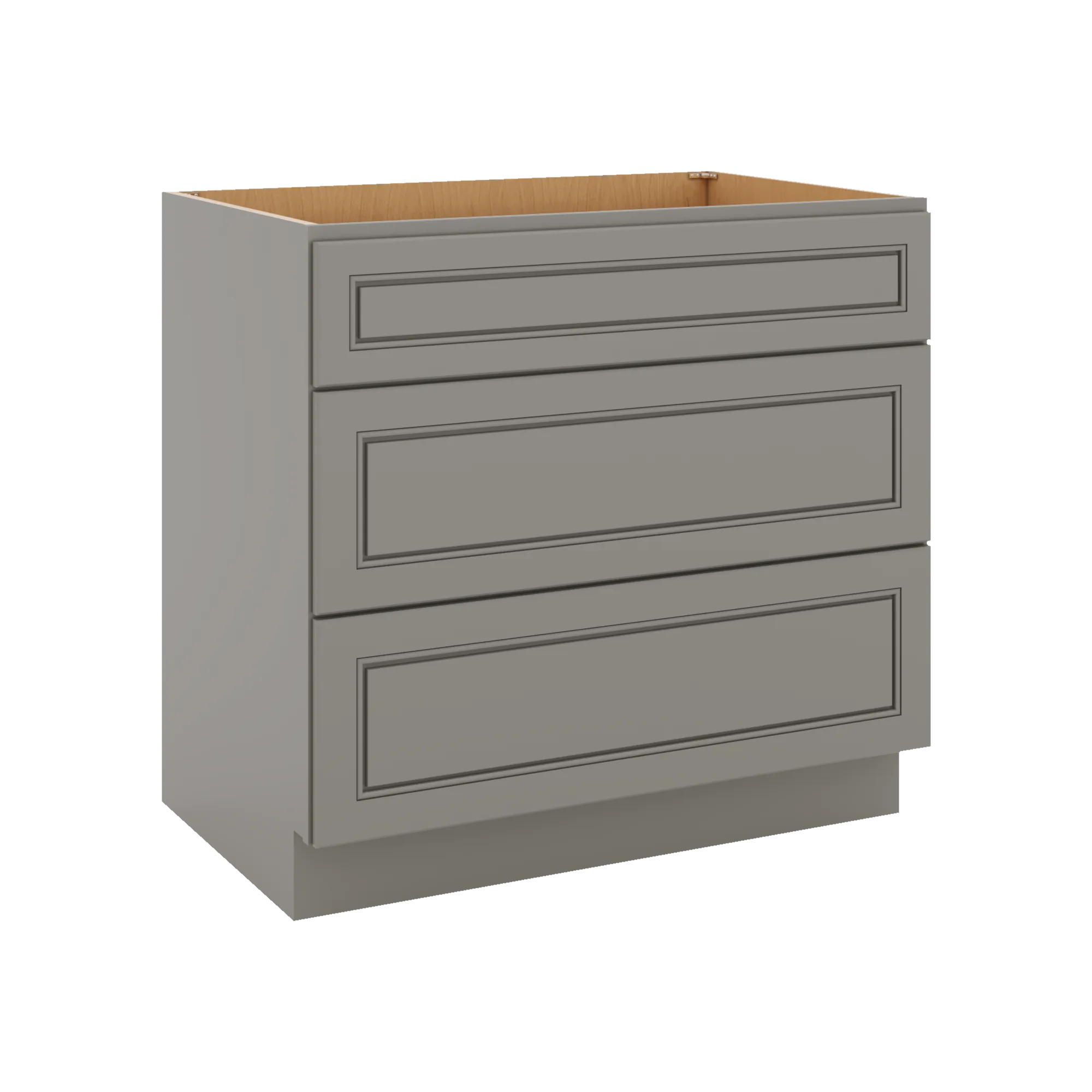 J&K Greige K3 Base w/3 Drawers - 36" W
