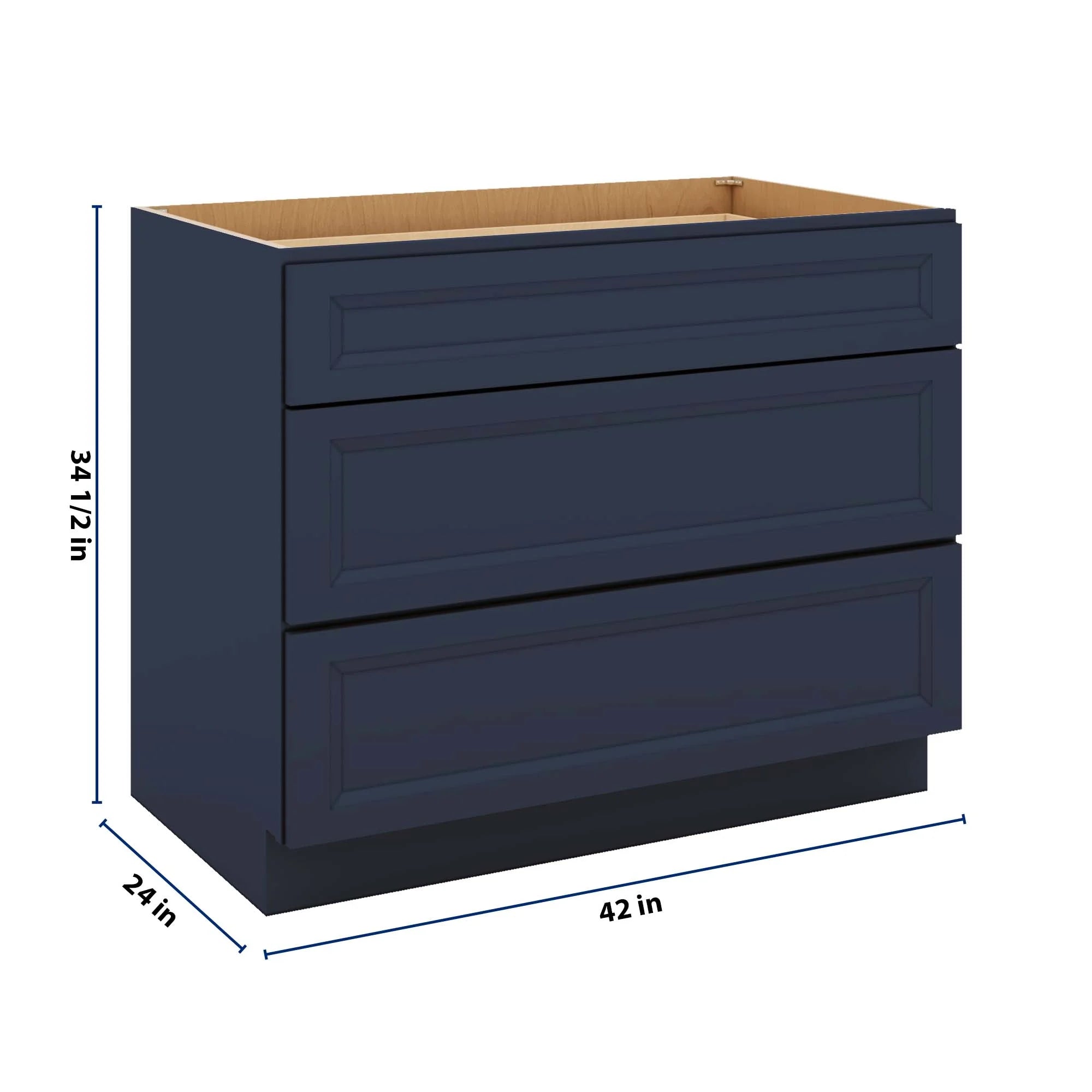J&K Naval B7 Base w/3 Drawers - 42" W