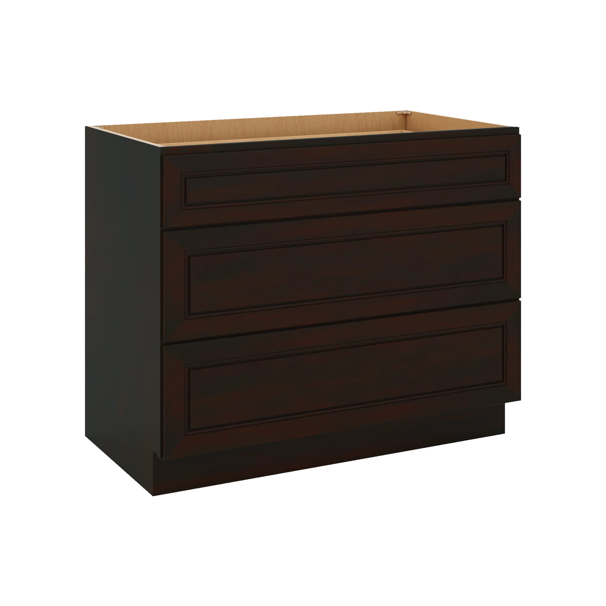 J&K Espresso K8 Base w/3 Drawers - 42" W