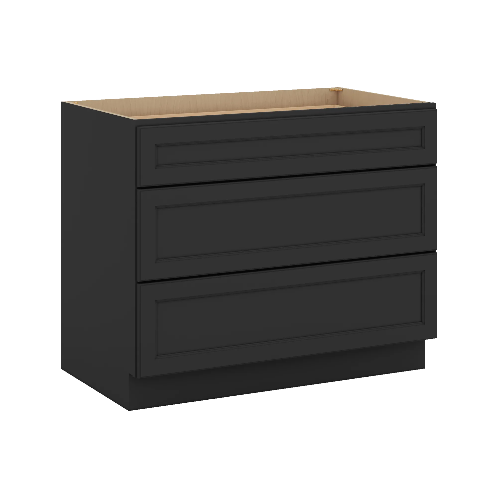 J&K Charcoal E2 Base w/3 Drawers - 42" W