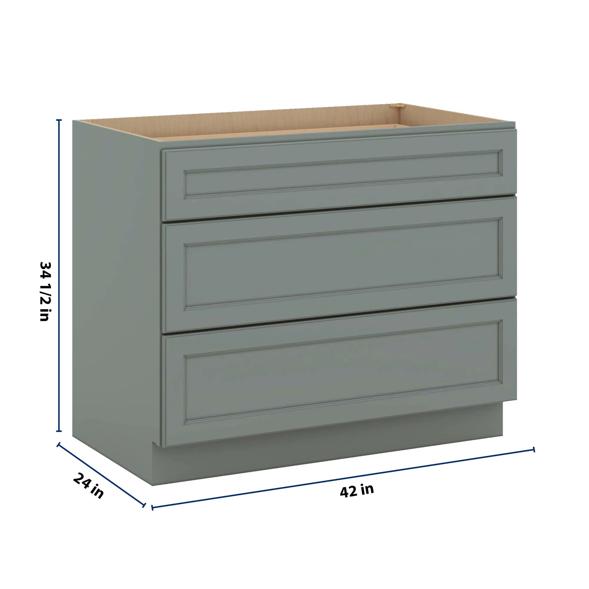 J&K Sage E3 Base w/3 Drawers - 42" W