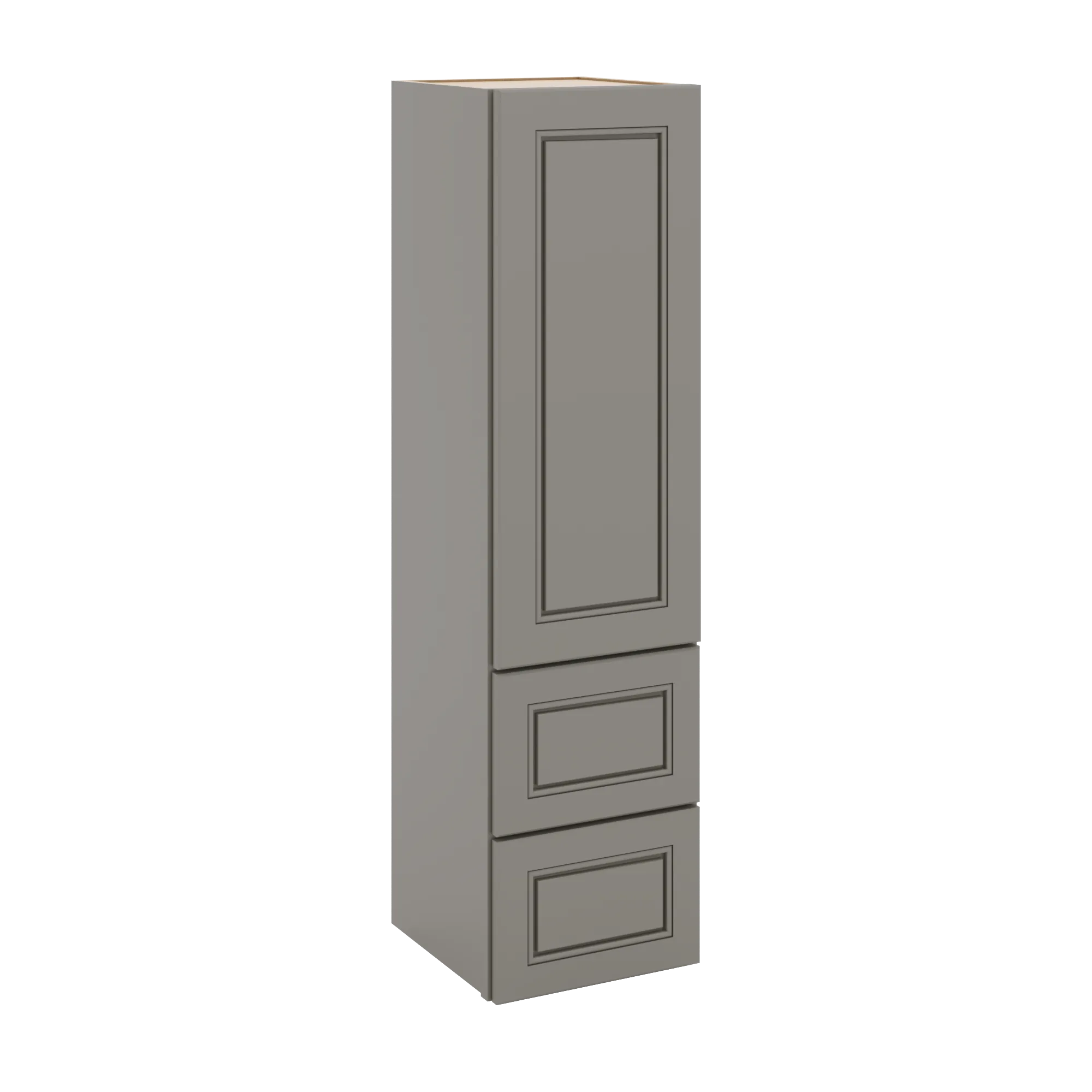 J&K Greige K3 Vanity Counter Linen 12" W x 45" H x 12" D