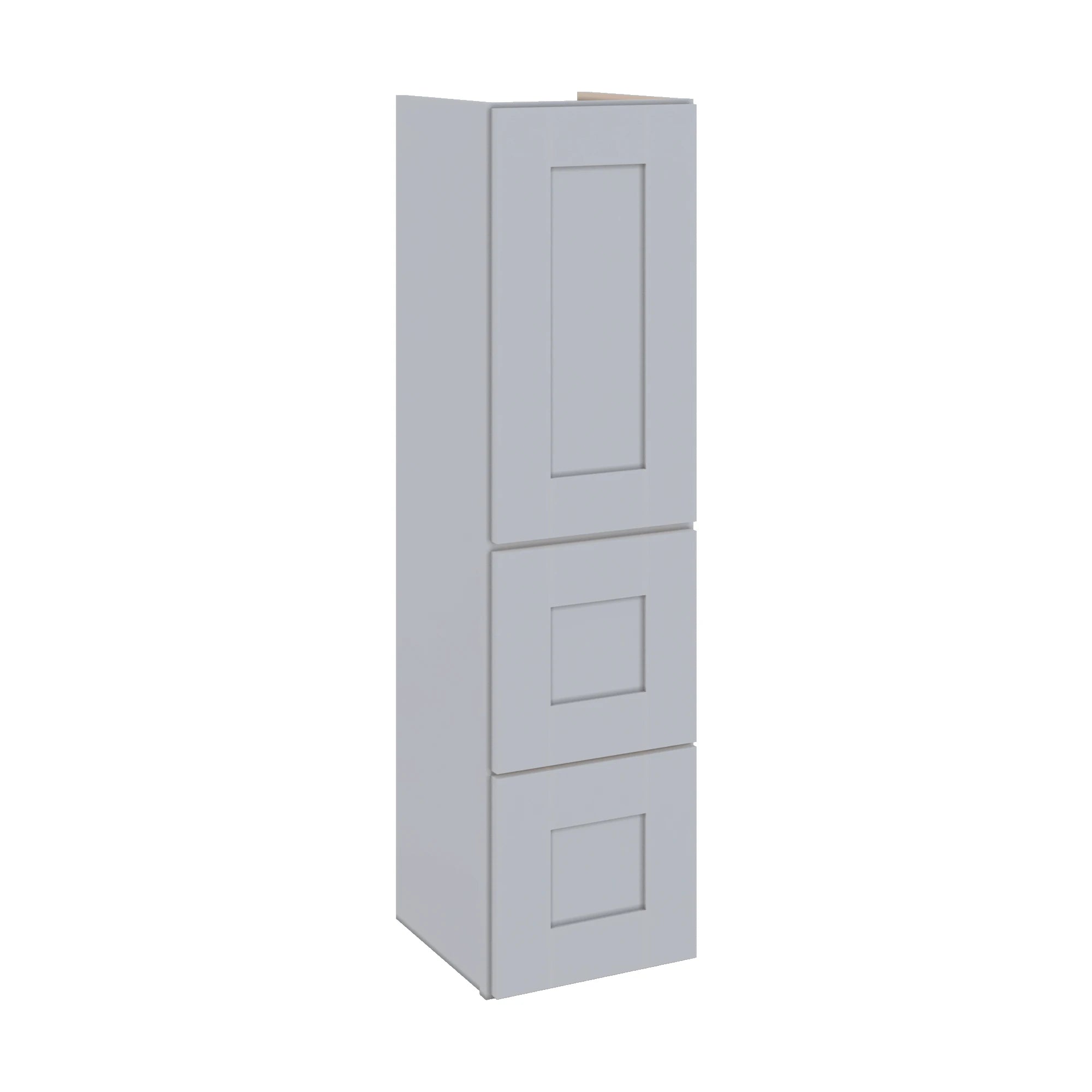 Modernform Cabinet Grey Shaker 12" W X 45" H X 12" D Vanity Countertop Linen Cabinet