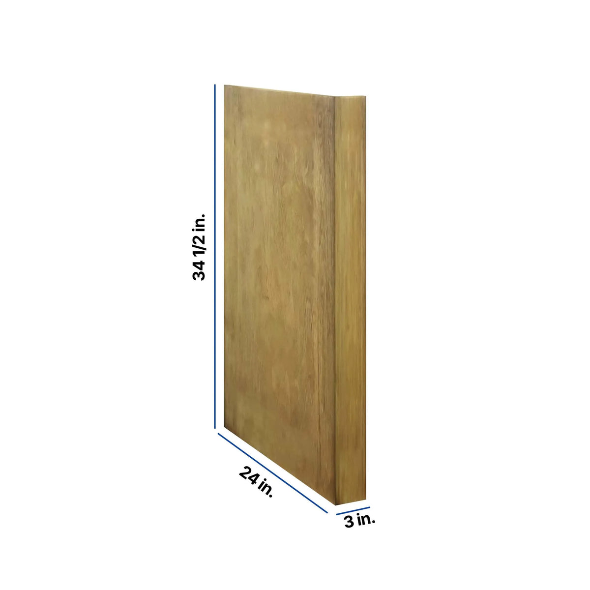 Modernform Cabinet Natural Shaker 3" W X 34 1/2" H X 24" D Base Dishwasher End Panel