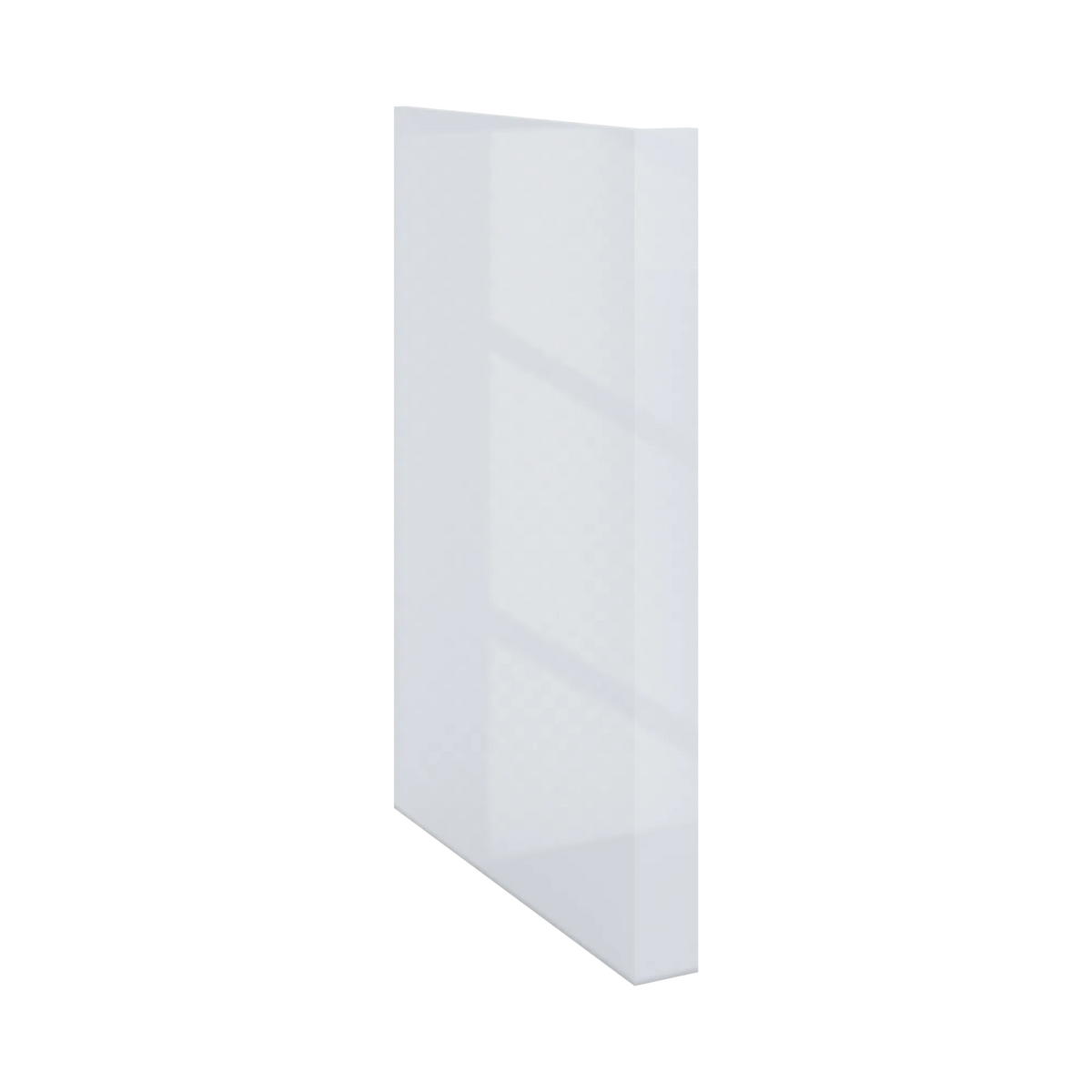 Modernform Cabinet Gloss White 3" W X 34 1/2" H X 24" D Base Dishwasher End Panel